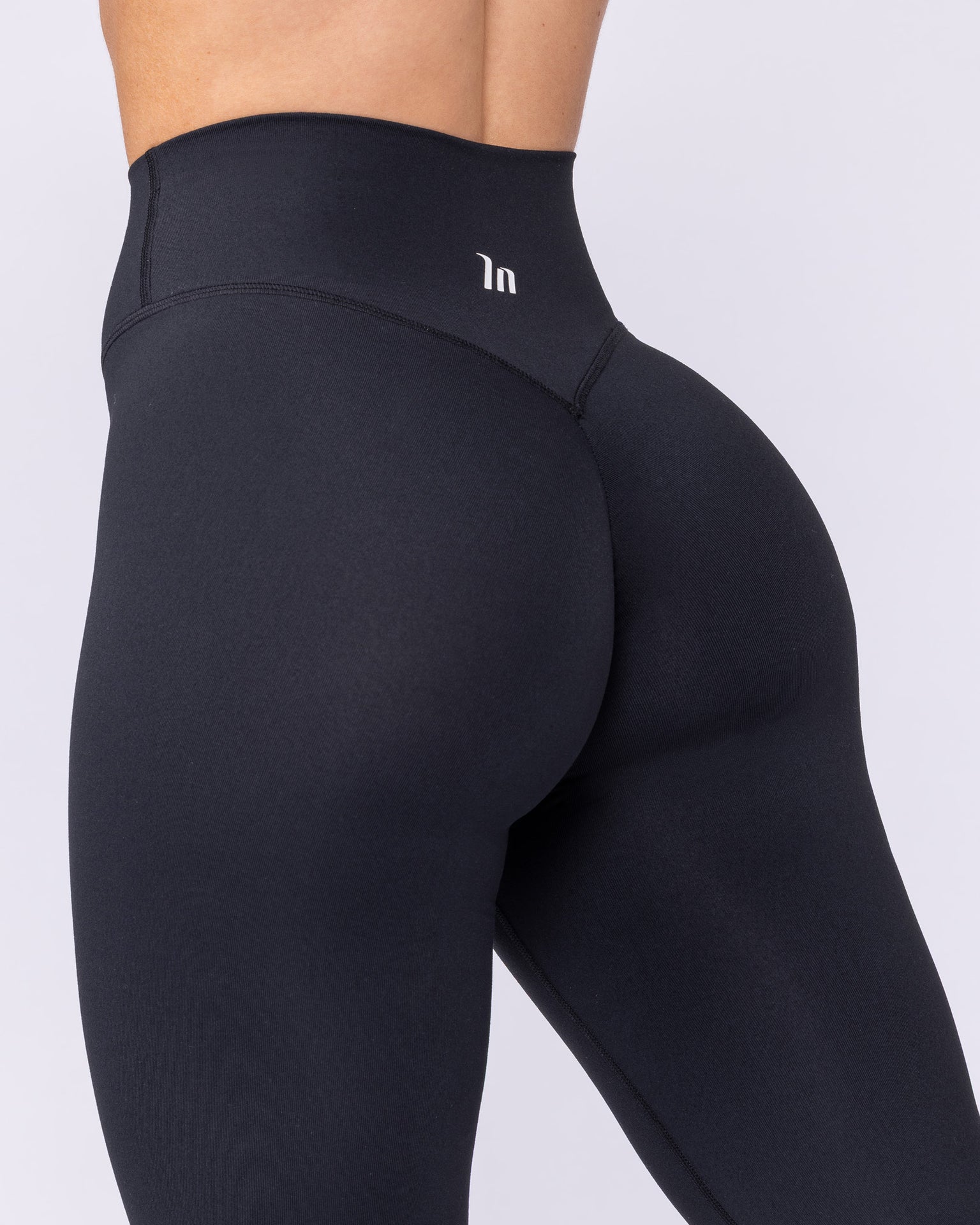 Evolve Signature Ankle Length Leggings - Black-Leggings-XXS-112528BLK-XXS-MNAPPRL44752-4-Muscle Nation