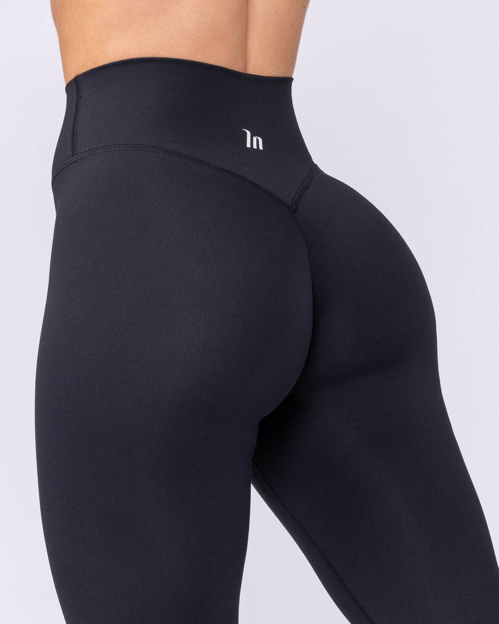 Evolve Signature Ankle Length Leggings - Black-Leggings-XXS-112528BLK-XXS-MNAPPRL44752-4-Muscle Nation