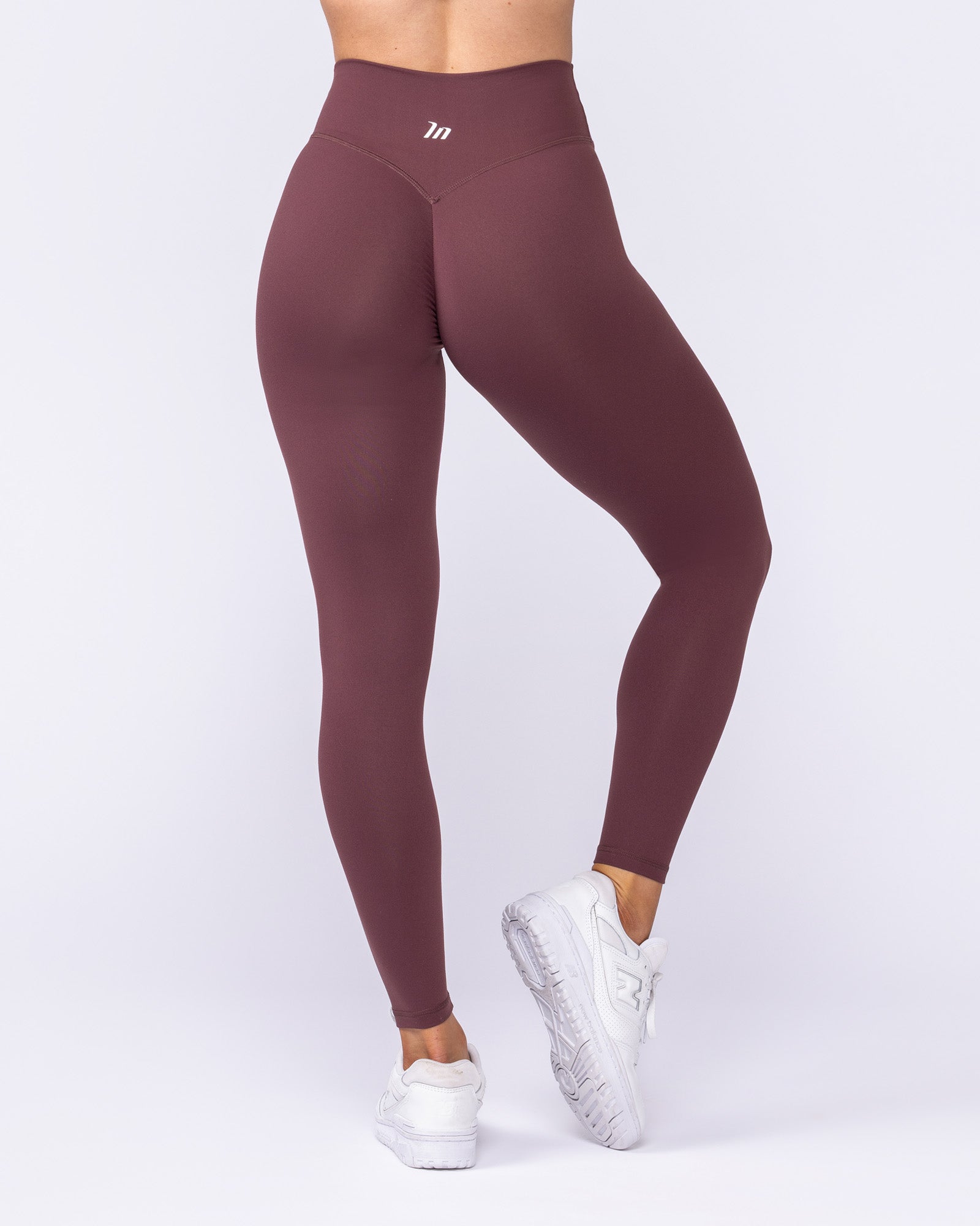 Evolve Signature Ankle Length Leggings - Rocky Road-Leggings-XXS-112528RKRD-XXS-MNAPPRL44761-5-Muscle Nation