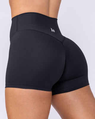 Evolve Signature Booty Shorts - Black-Shorts-XXS-112524BLK-XXS-MNAPPRL44842-1-Muscle Nation