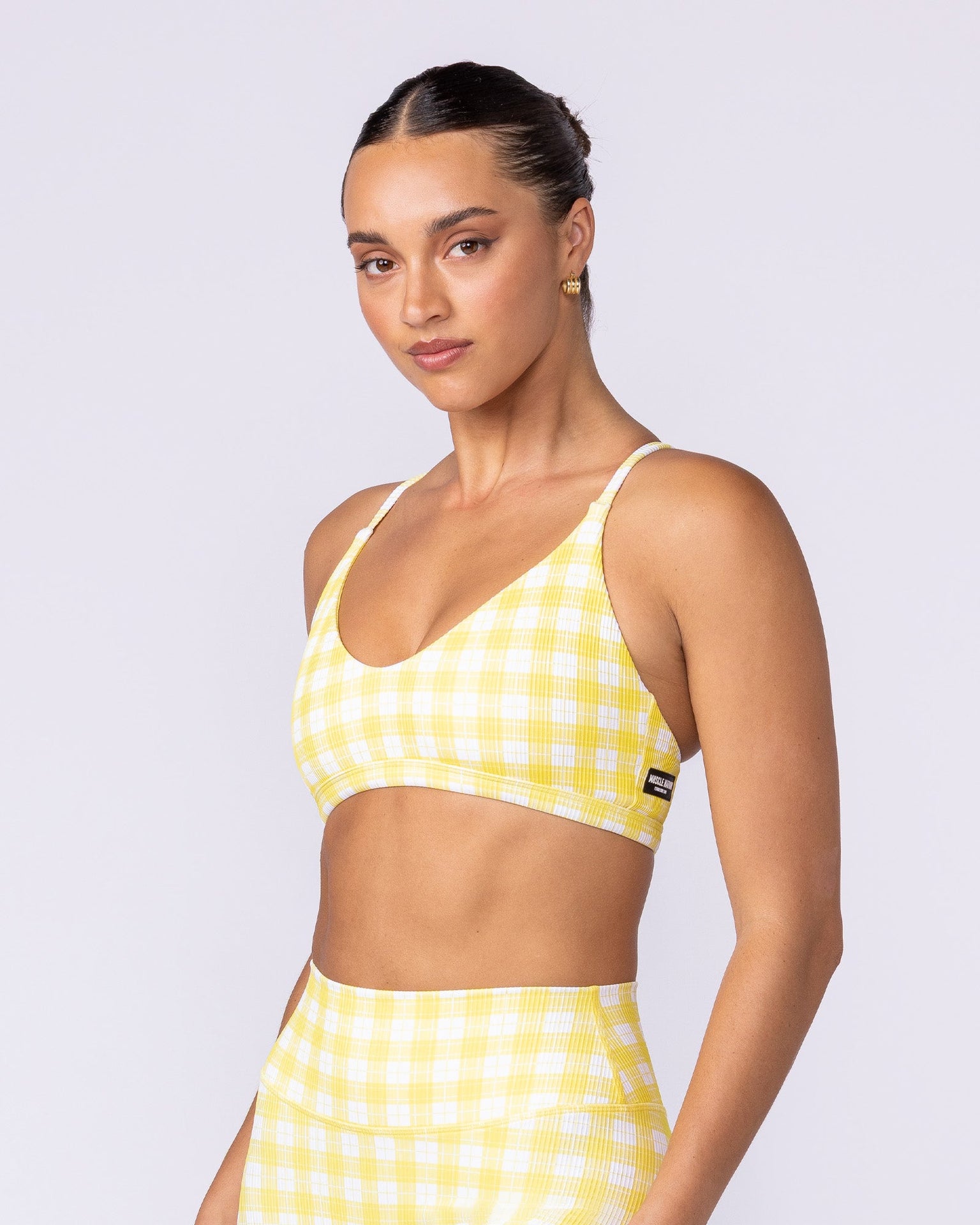 Fantasy Rib Bralette - Sunshine Prairie-Bralettes-XXS-112503SHNPR-XXS-MNAPPRL45862-4-Muscle Nation