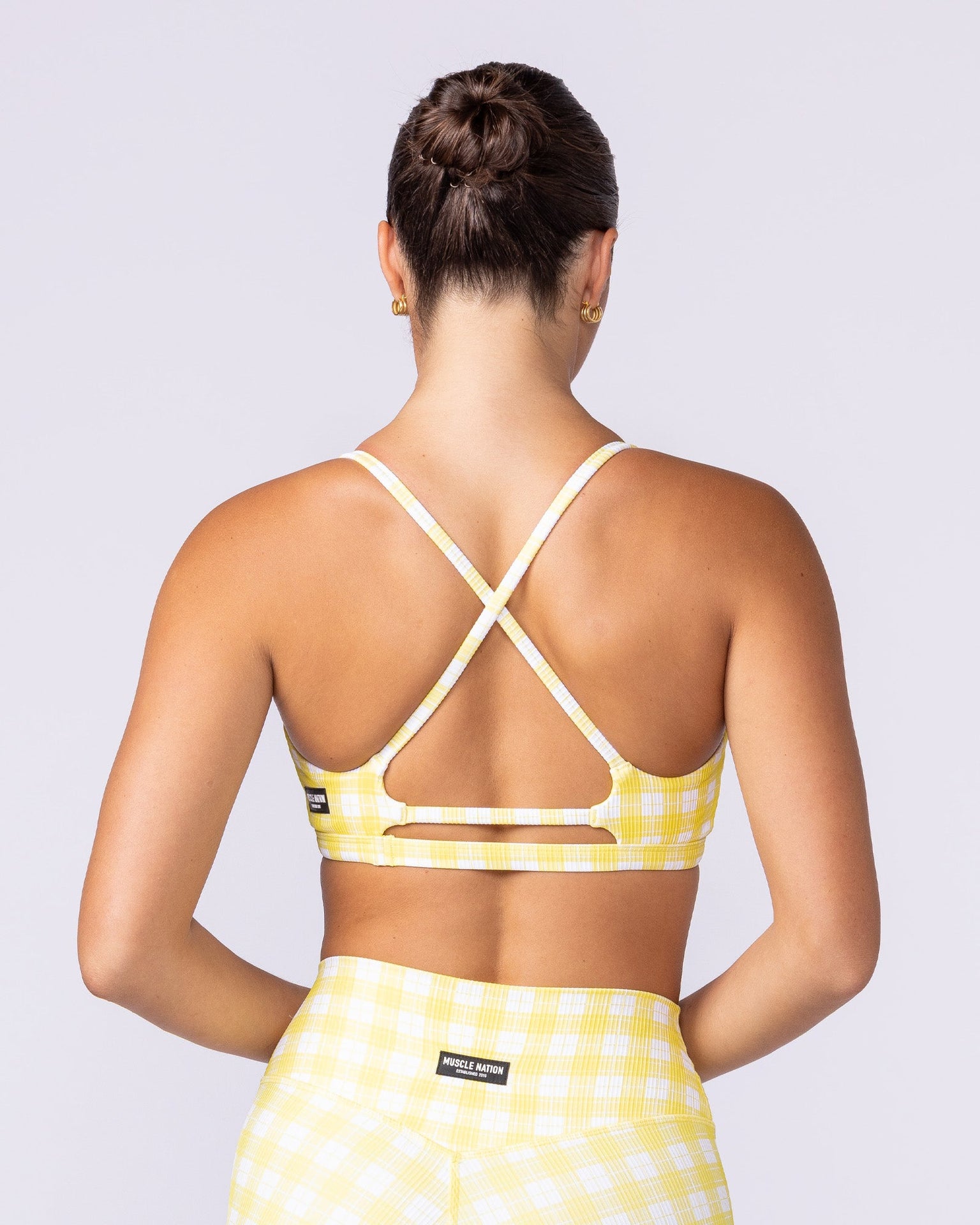Fantasy Rib Bralette - Sunshine Prairie-Bralettes-XXS-112503SHNPR-XXS-MNAPPRL45862-5-Muscle Nation