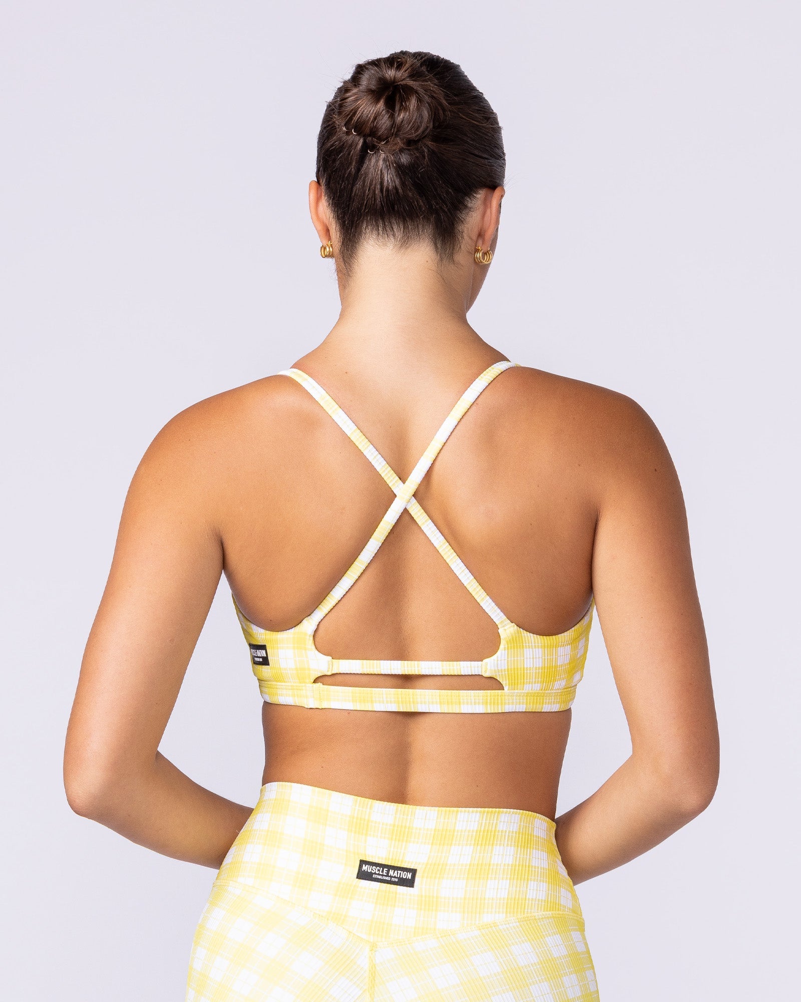 Fantasy Rib Bralette - Sunshine Prairie-Bralettes-XXS-112503SHNPR-XXS-MNAPPRL45862-5-Muscle Nation
