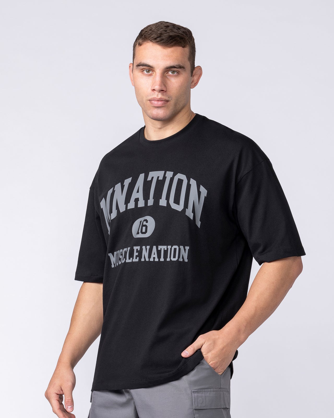 Fieldhouse Oversized Tee - Black