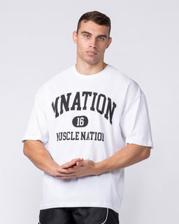 Fieldhouse Oversized Tee - White