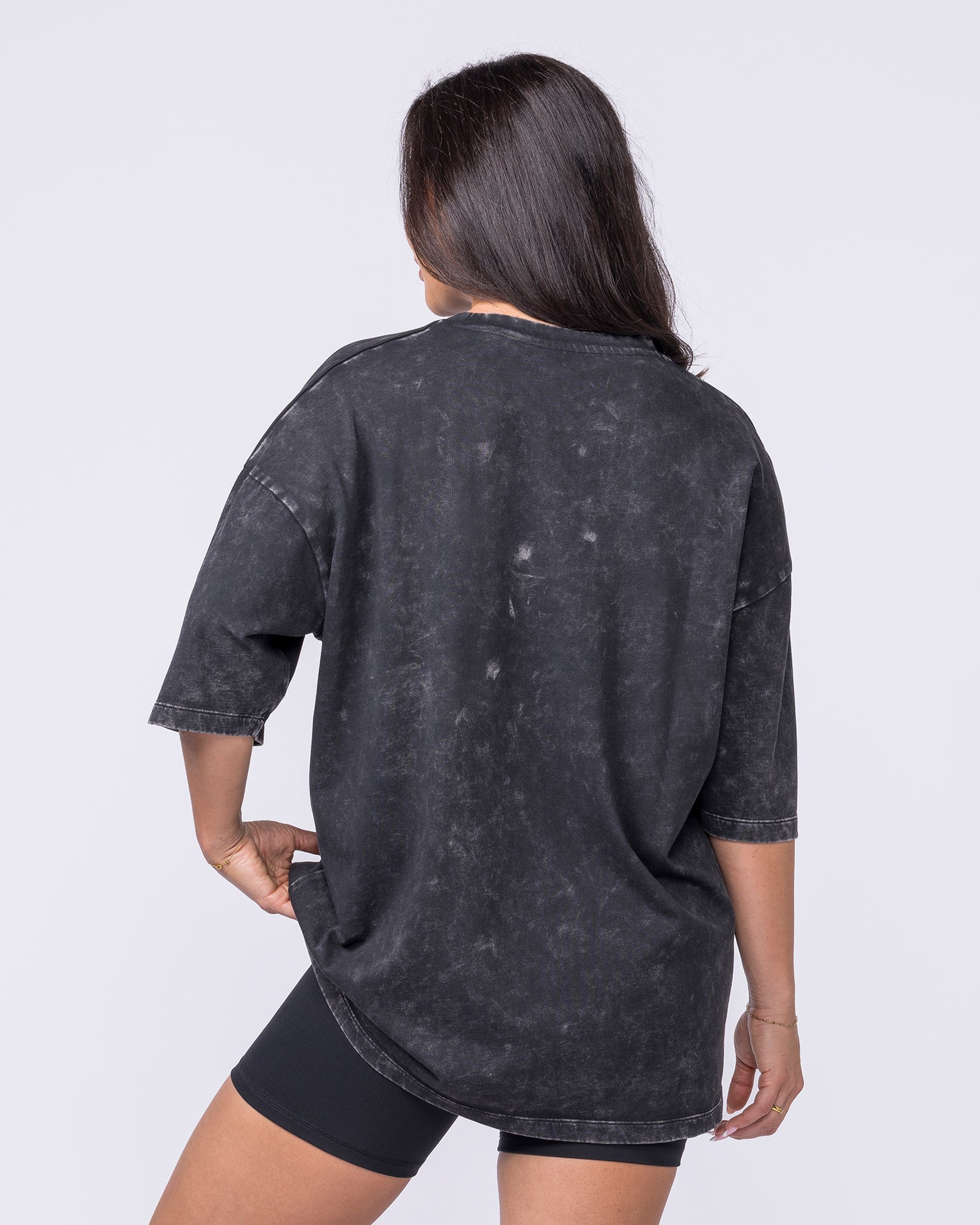 Full Throttle Oversized Vintage Tee - Washed Black-T-Shirts-XS-122504WSHBLK-XS-MNAPPRL48070-8-Muscle Nation