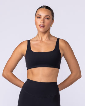 Fundamental Aura Bra - Black-Sports Bras-XXS-1125102BLK-XXS-MNAPPRL45923-1-Muscle Nation