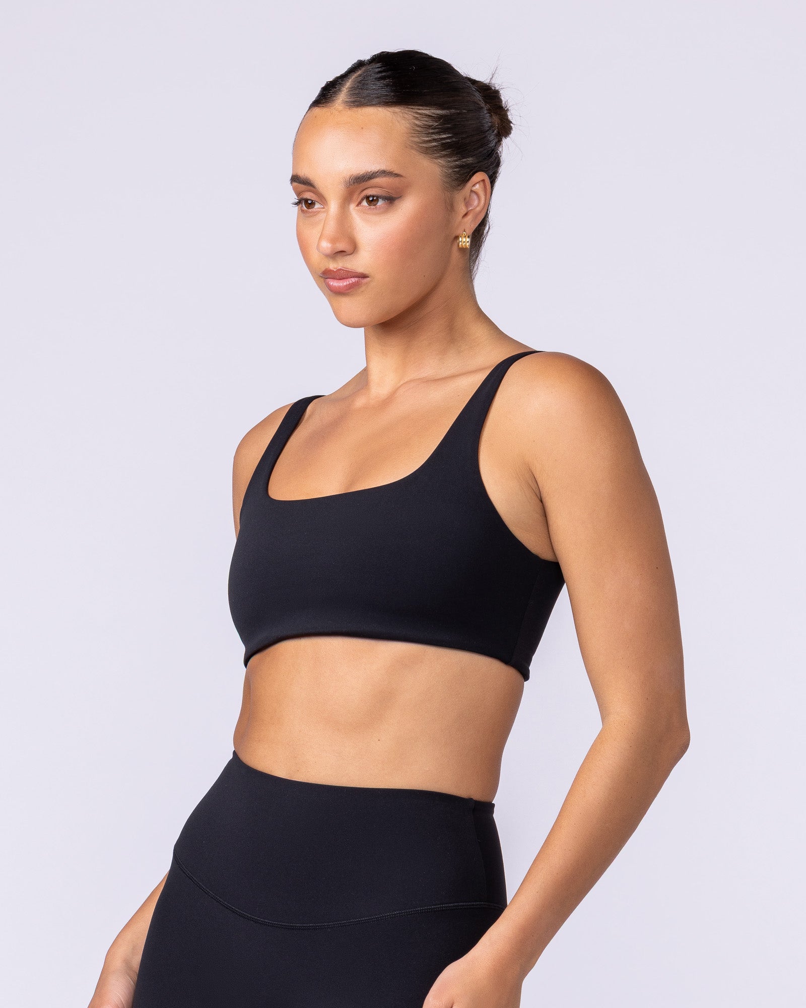 Fundamental Aura Bra - Black-Sports Bras-XXS-1125102BLK-XXS-MNAPPRL45923-3-Muscle Nation