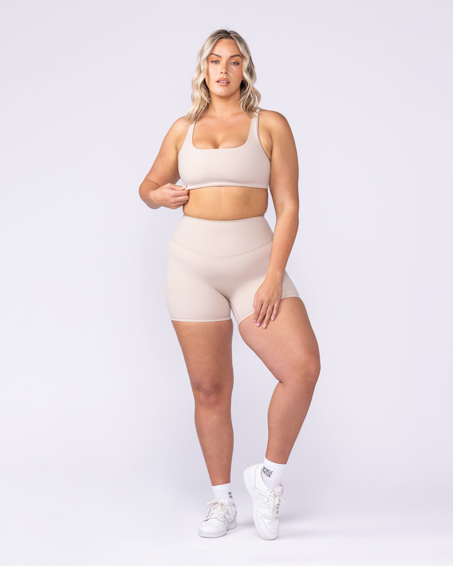 Fundamental Aura Bra - Sand-Sports Bras-XXS-1125102SAND-XXS-MNAPPRL45950-5-Muscle Nation