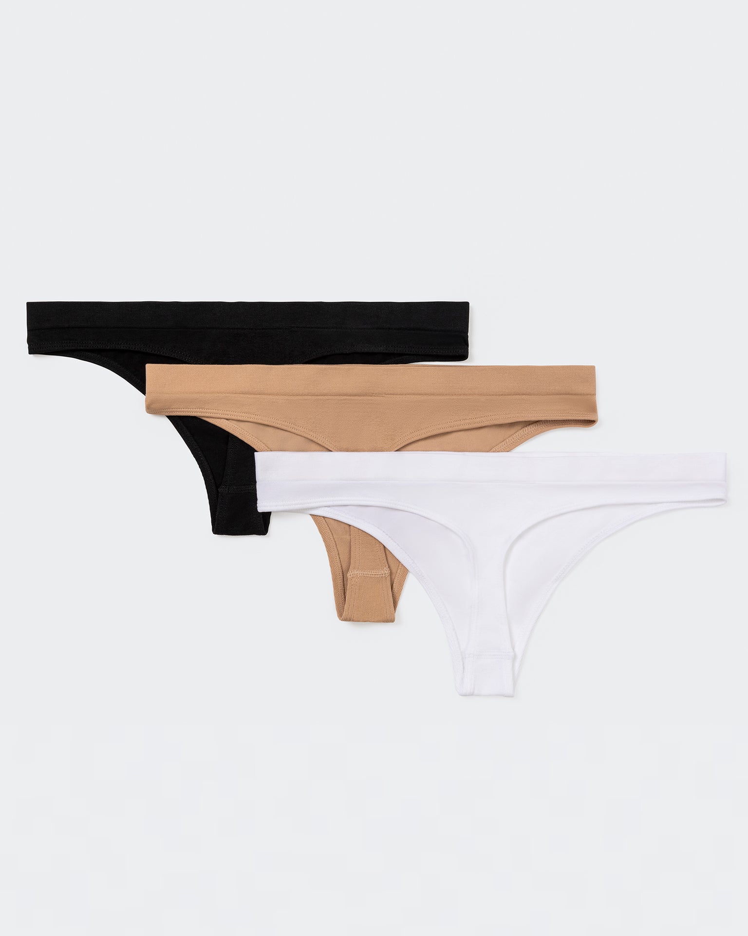 Seamless G String - 3 Pack (Black, White, Sand)-Socks & Underwear-XS-MNAPPRL8767-MNAPPRL8767-2-Muscle Nation