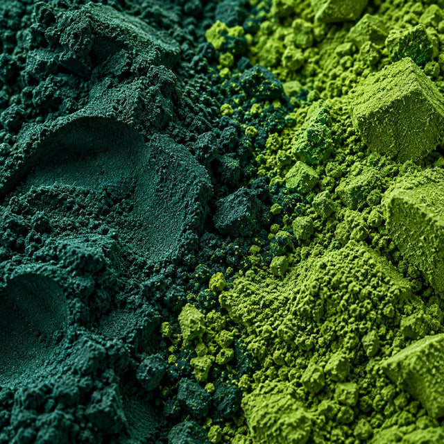 Spirulina and chlorella powder