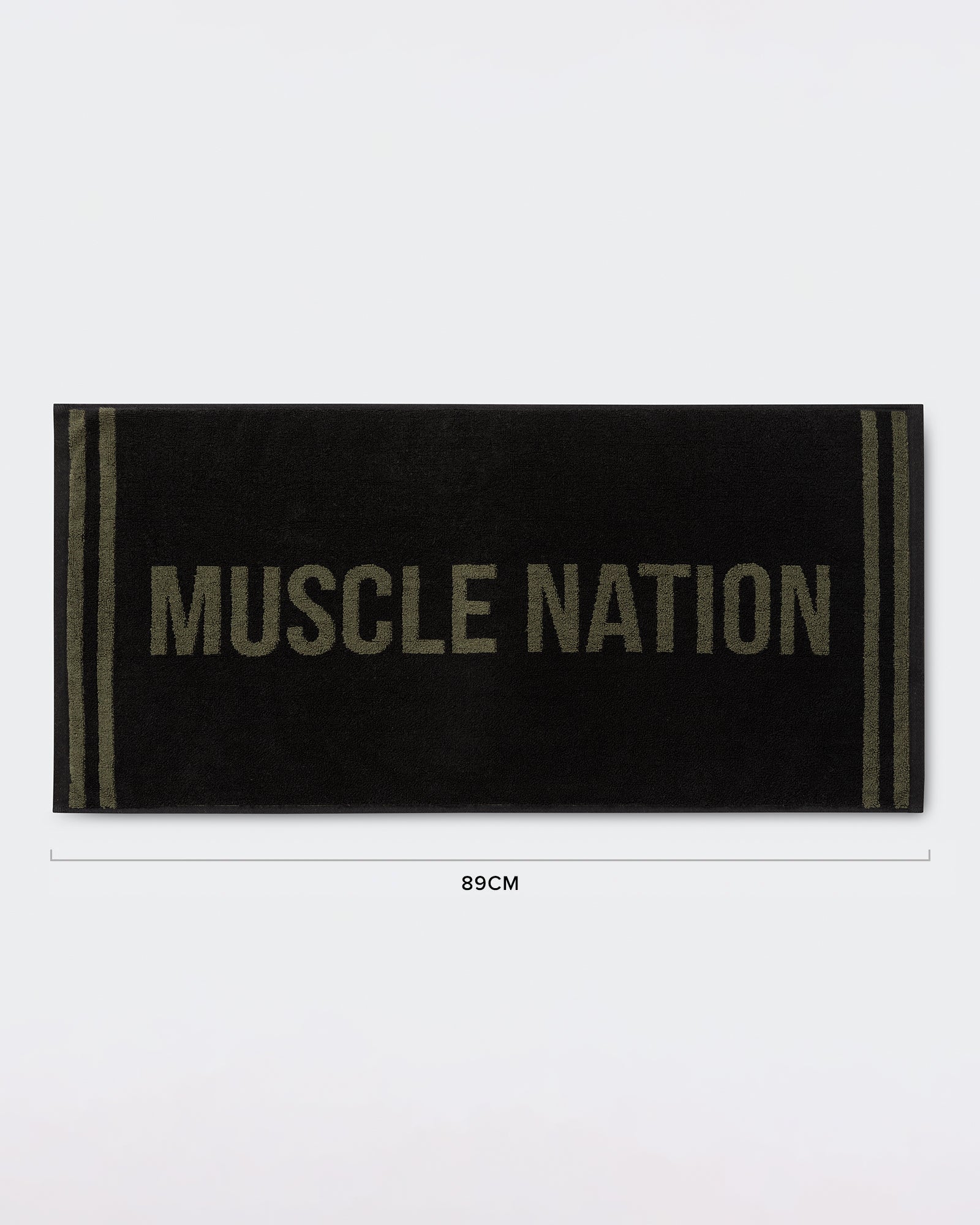 Sweat Towel - Black/Dark Khaki-Accessories-Black / Dark Khaki-ACC022564BLKDKHAK-ONE-MNAPPRL42430-1-Muscle Nation