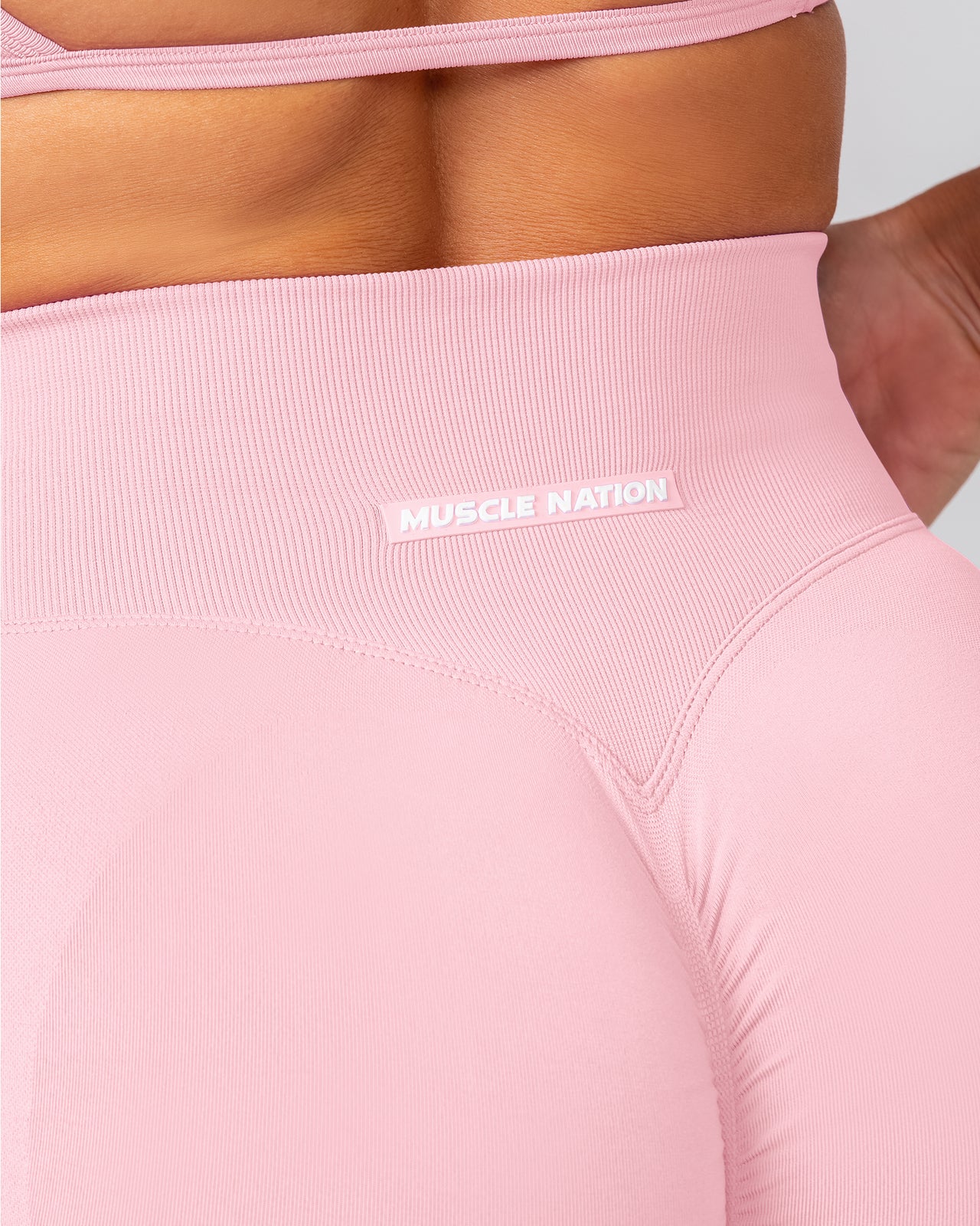 Sculpt Seamless Midway Shorts - Fairy Tale-Shorts-XS-1124123FYT-XS-MNAPPRL40455-5-Muscle Nation