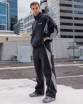Command Windbreaker Pants - Black-Bottoms-S-032638BLK-S-MNAPPRL49633-1-Muscle Nation