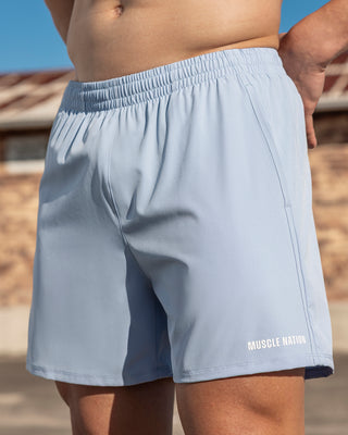 Essential Active 5" Shorts - Aero Blue