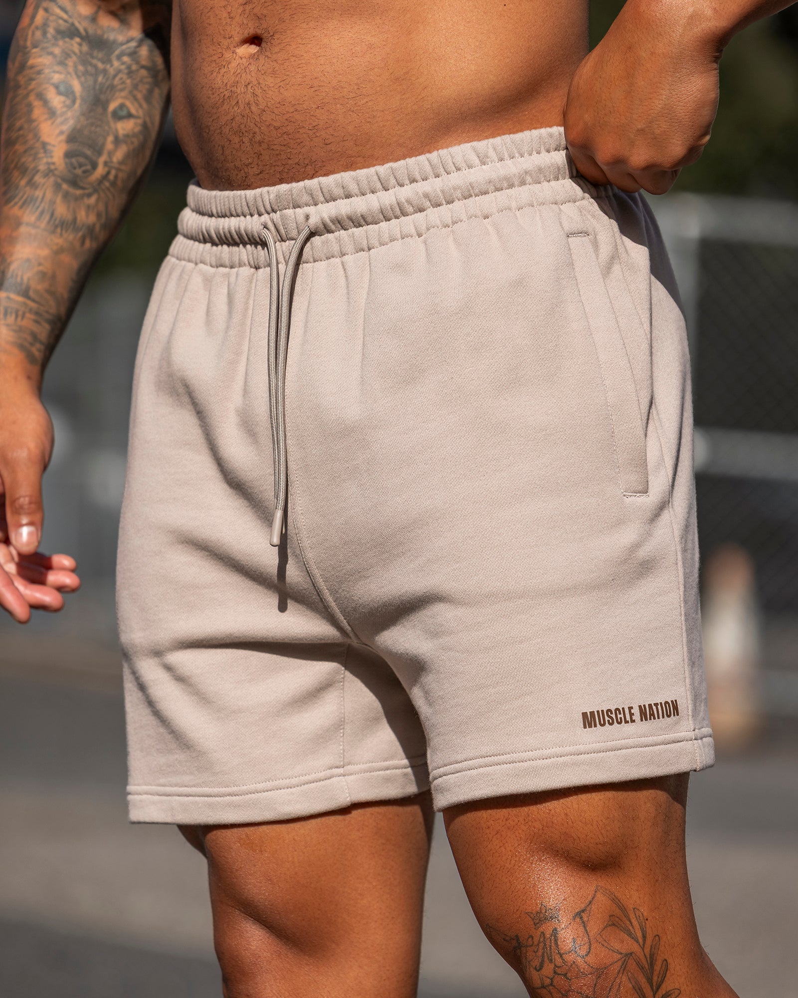 Essential Sweat 5" Shorts - Sandstorm