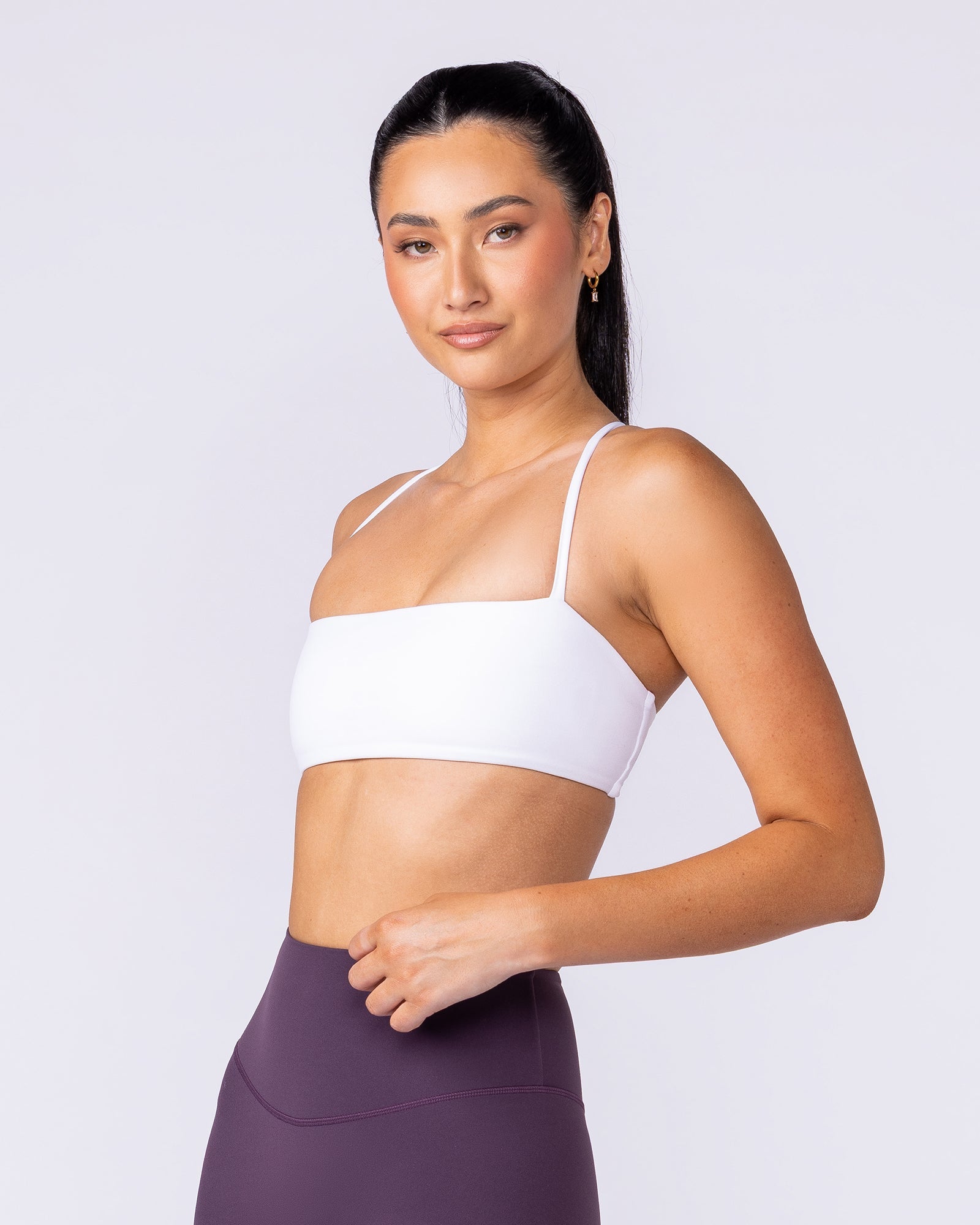 Halo Bralette - White-Bralettes-XXS-112519WHT-XXS-MNAPPRL45991-4-Muscle Nation