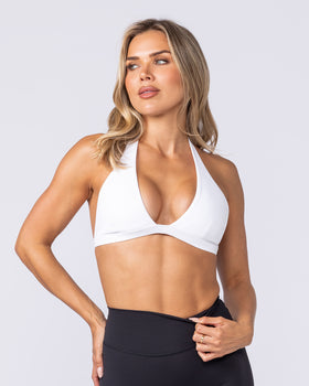 Halter Bralette - White