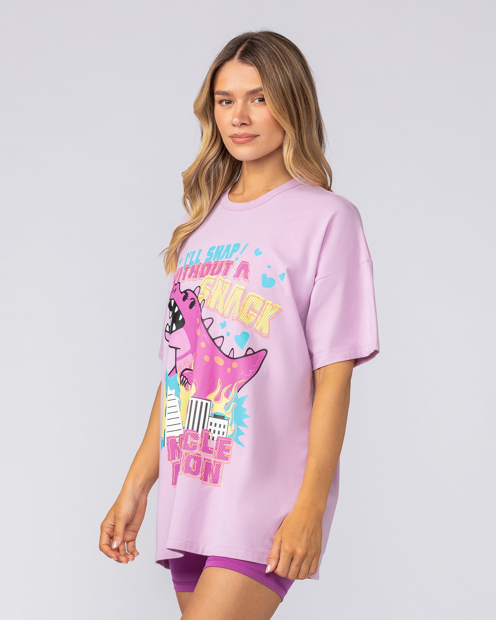 Hangry Oversized Tee - Rosewater-T-Shirts-XXS-092510RSWT-XXS-MNAPPRL44352-3-Muscle Nation