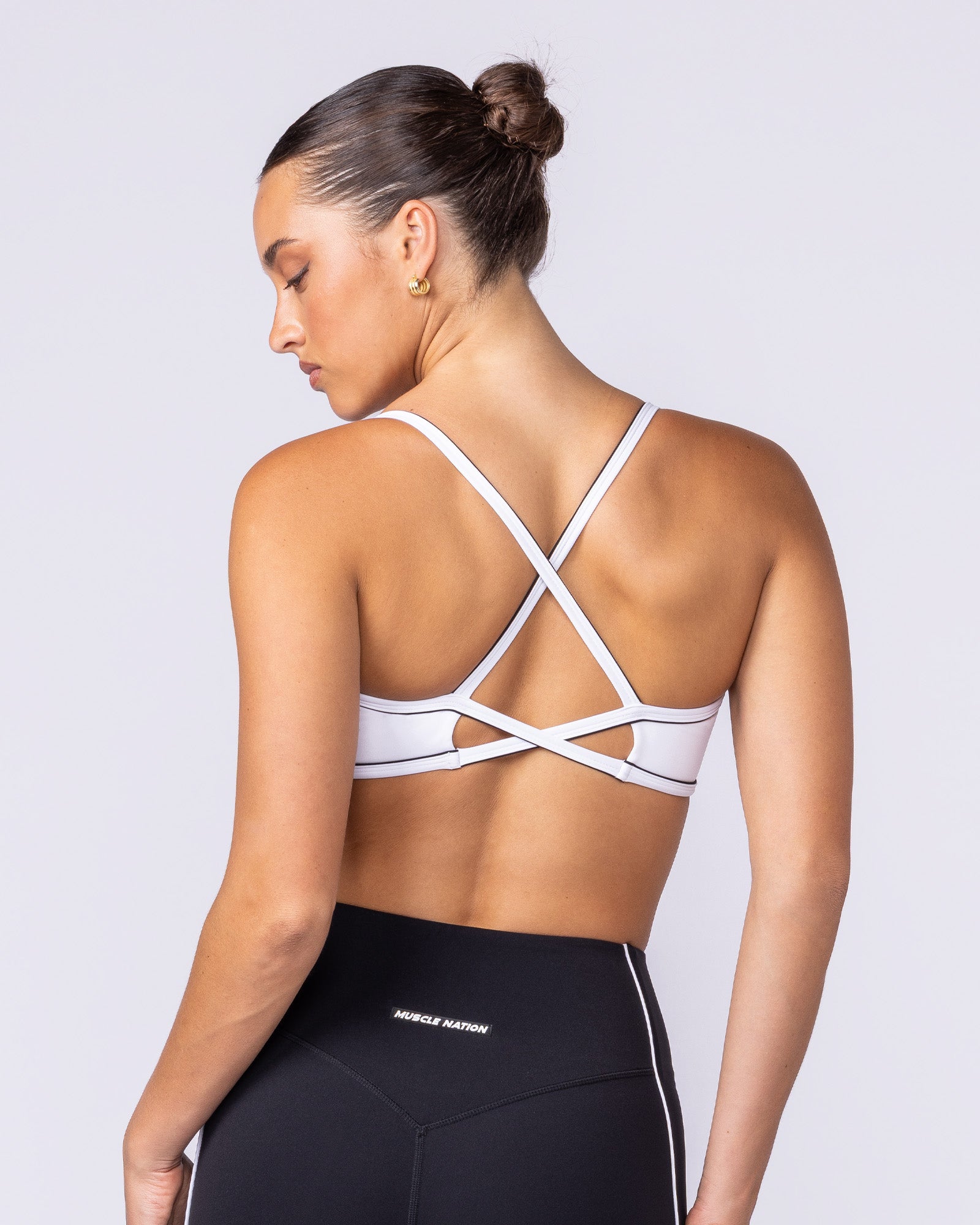 Haze Bralette - White-Bralettes-XXS-1125107WHT-XXS-MNAPPRL46039-2-Muscle Nation