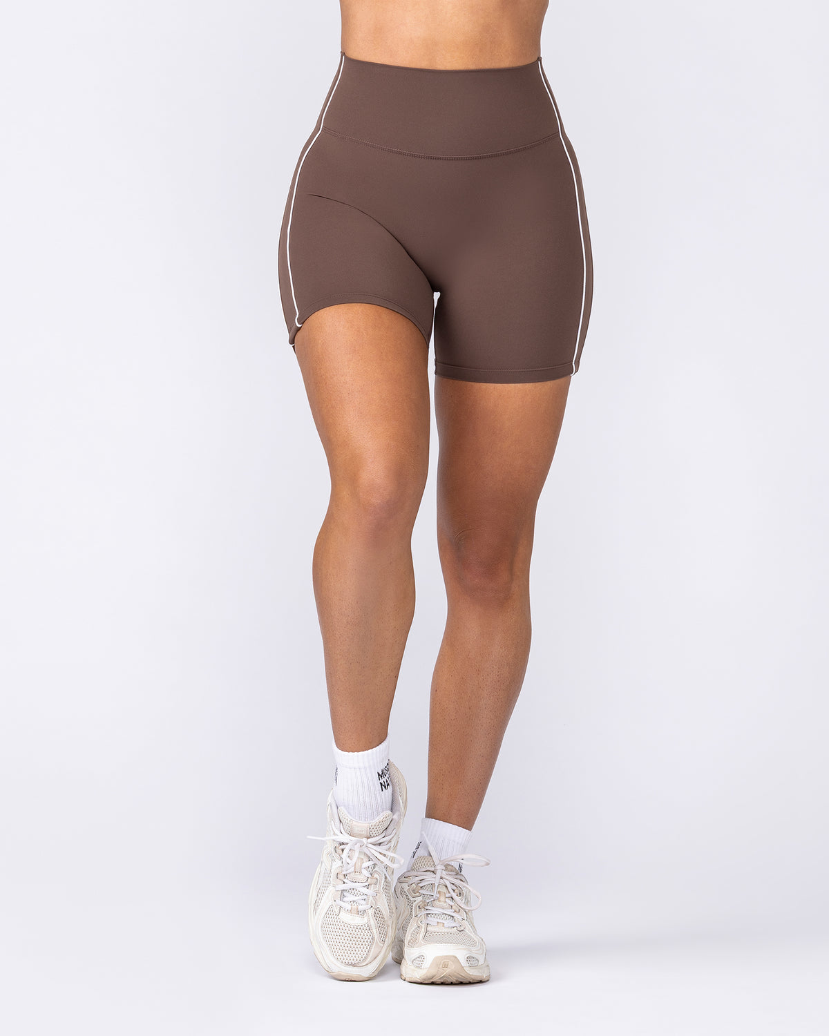 Haze High Rise Bike Shorts - Chestnut