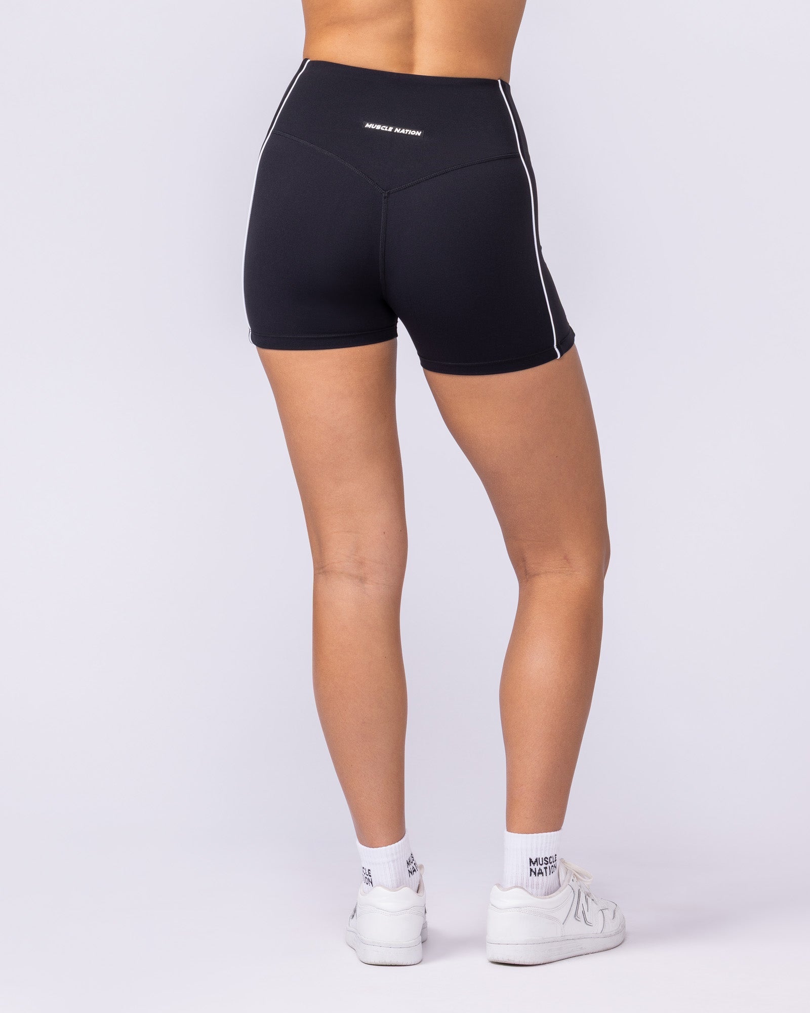 Haze Shorty Shorts - Black-Shorts-XXS-1125124BLK-XXS-MNAPPRL46047-5-Muscle Nation