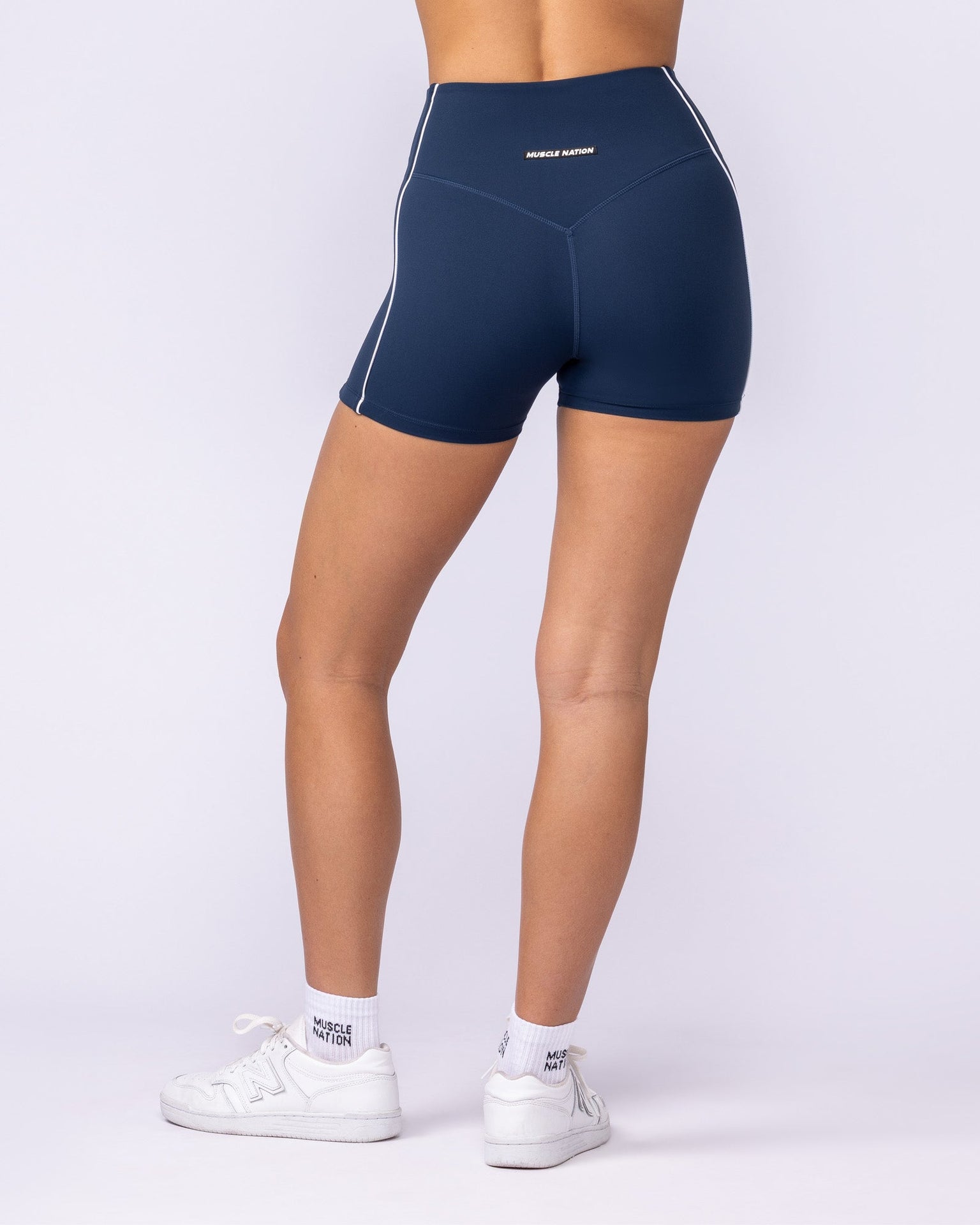 Haze Shorty Shorts - Navy-Shorts-XXS-1125124NAVY-XXS-MNAPPRL46056-4-Muscle Nation