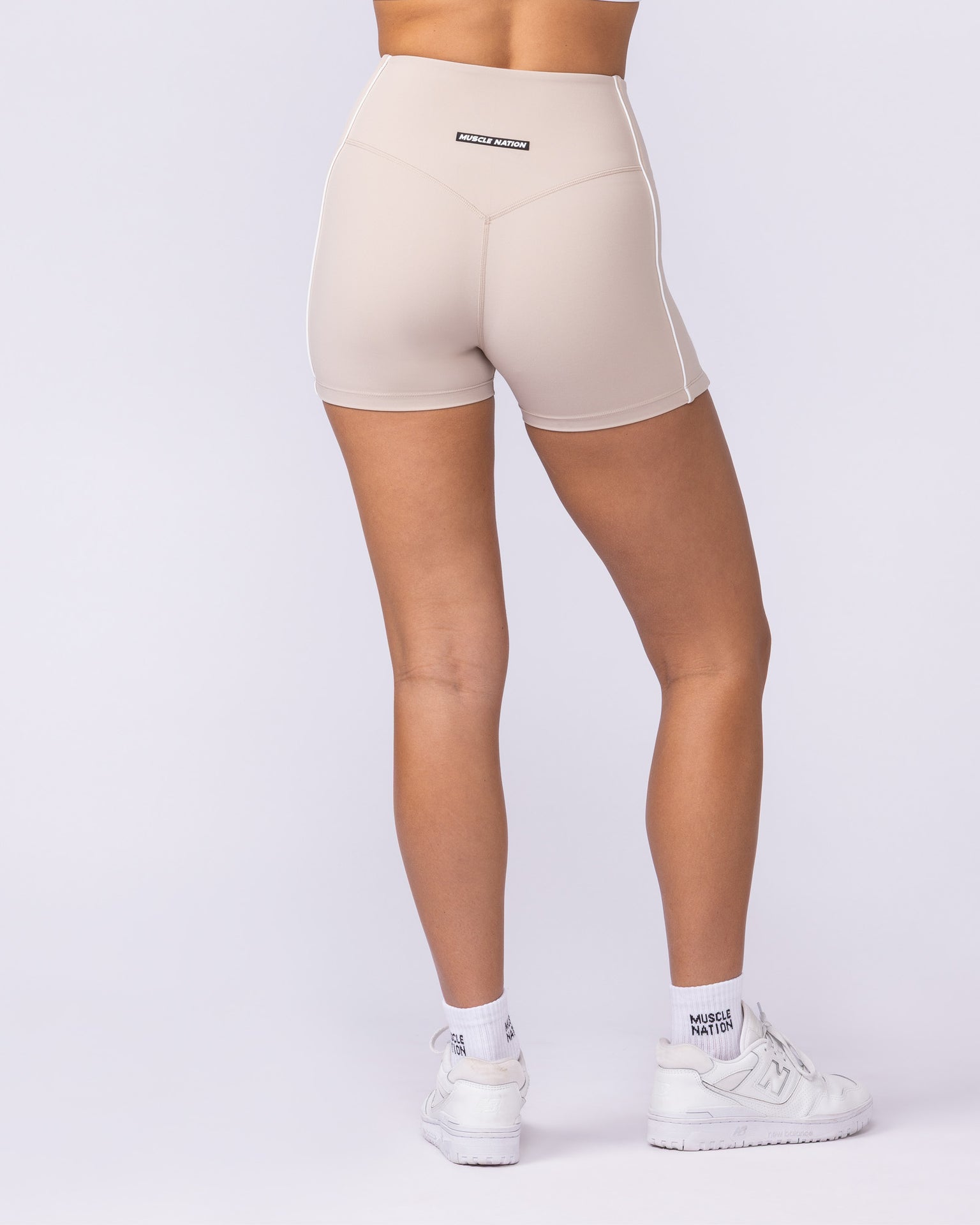 Haze Shorty Shorts - Sand-Shorts-XXS-1125124SAND-XXS-MNAPPRL46065-4-Muscle Nation
