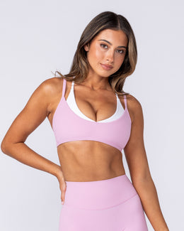 Heartbreaker Bra Vintage Pink - Muscle Nation women's sports bra