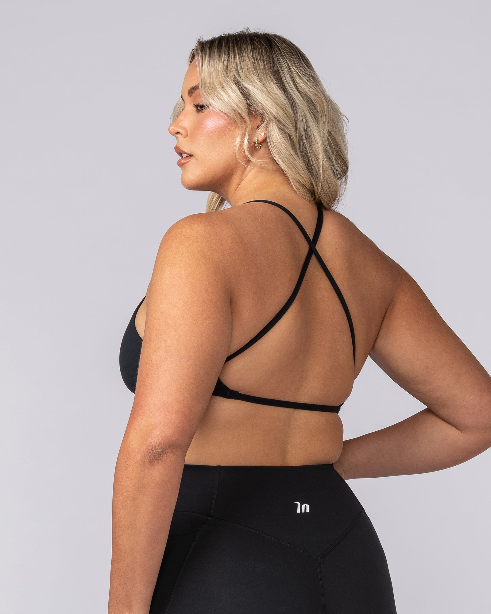 Honey Bralette - Black-Bralettes-XXS-062502BLK-XXS-MNAPPRL42956-3-Muscle Nation
