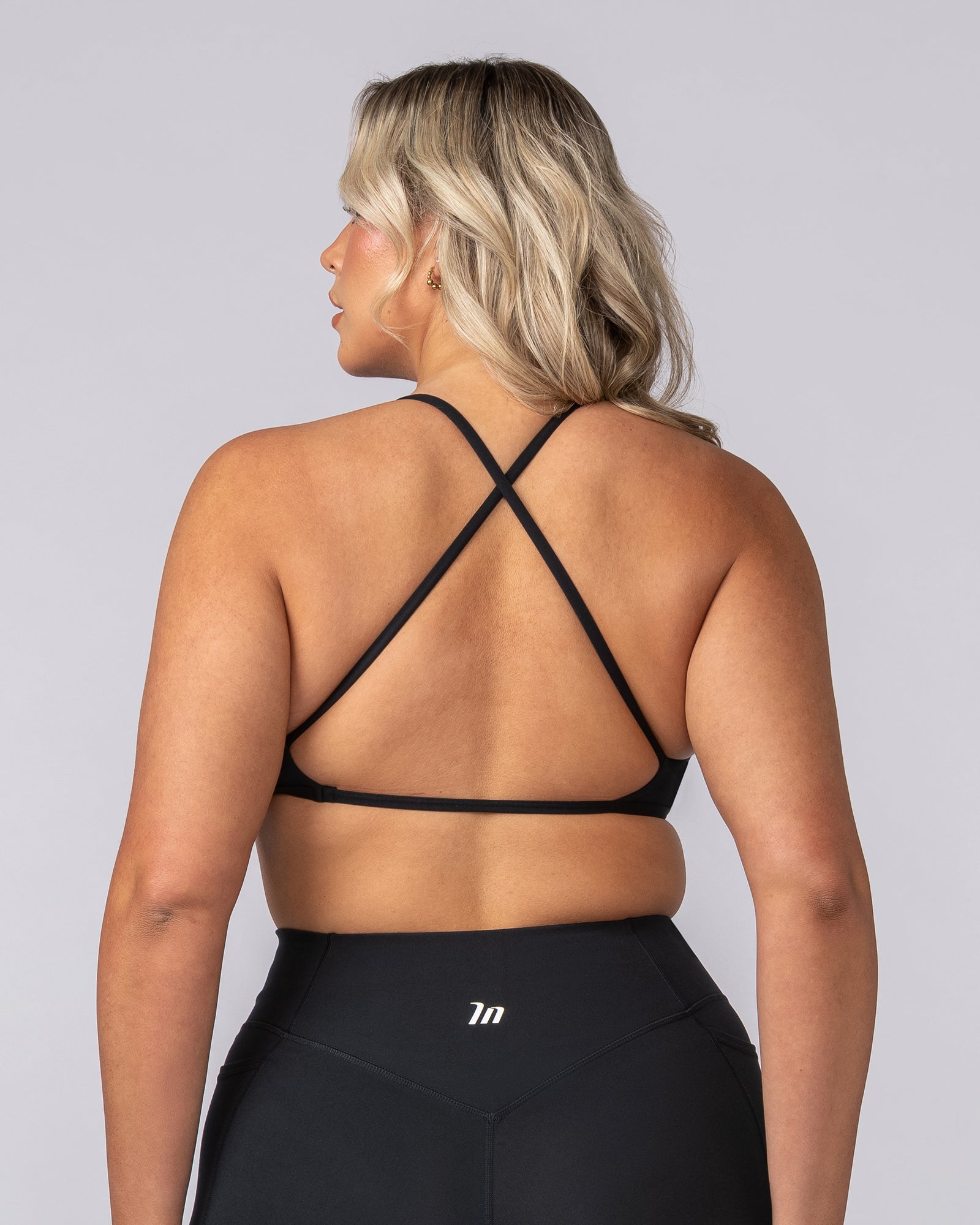 Honey Bralette - Black-Bralettes-XXS-062502BLK-XXS-MNAPPRL42956-4-Muscle Nation