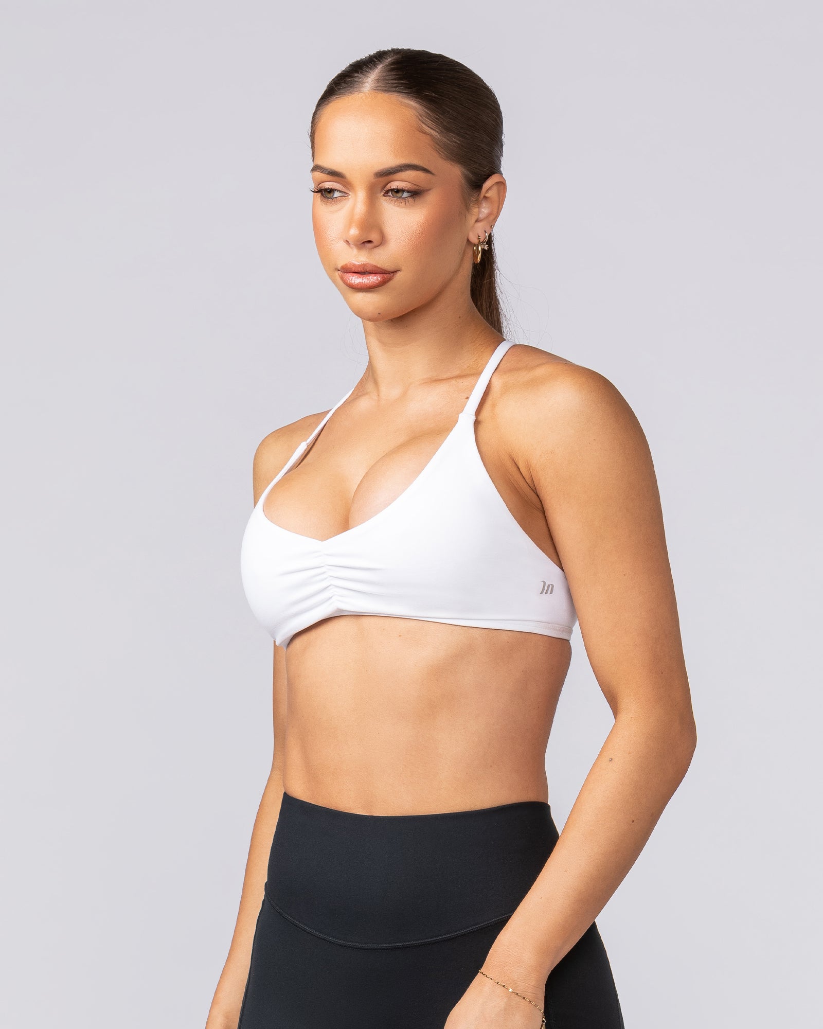 Honey Bralette - White-Bralettes-XXS-062502WHT-XXS-MNAPPRL42964-3-Muscle Nation