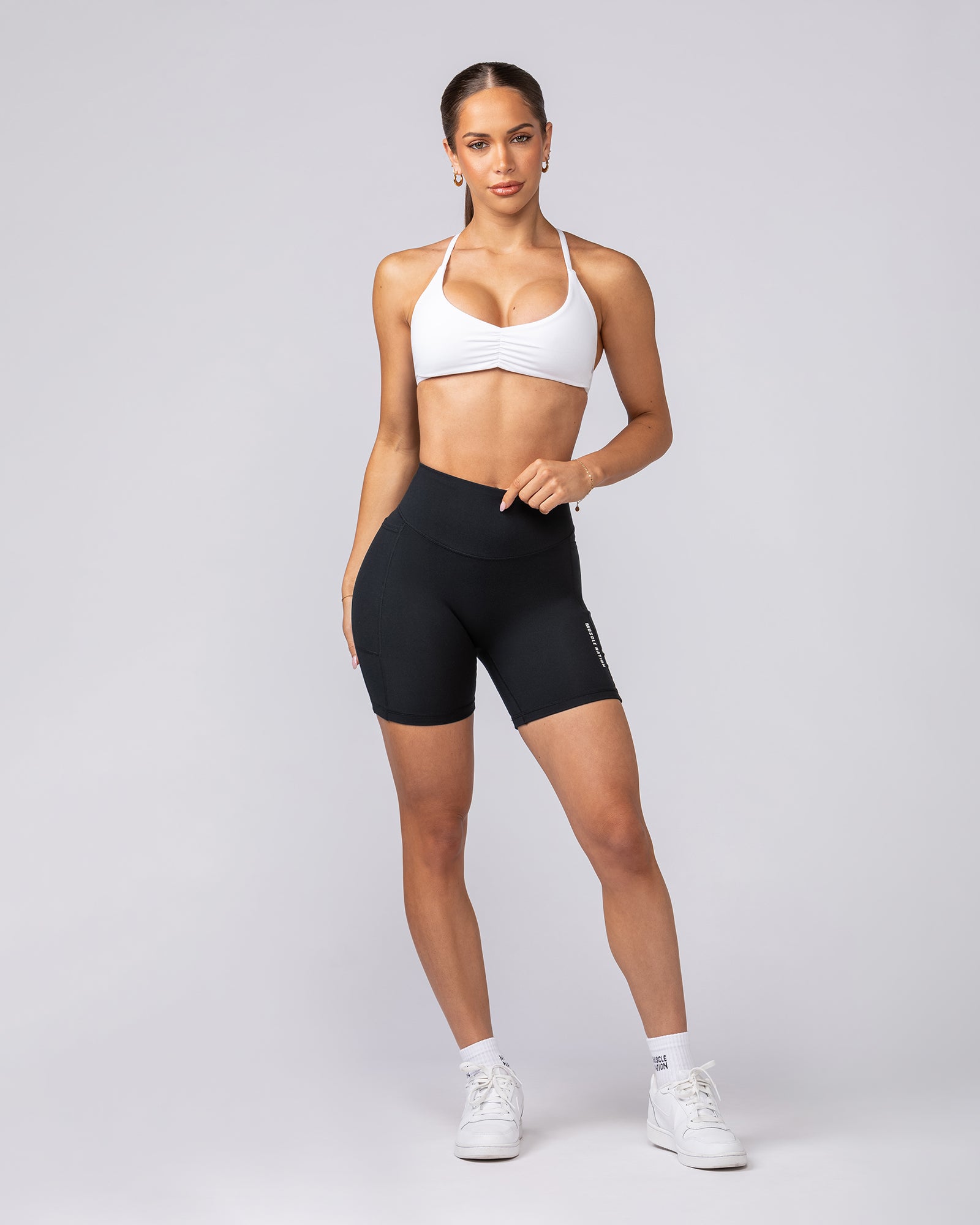 Honey Bralette - White-Bralettes-XXS-062502WHT-XXS-MNAPPRL42964-6-Muscle Nation