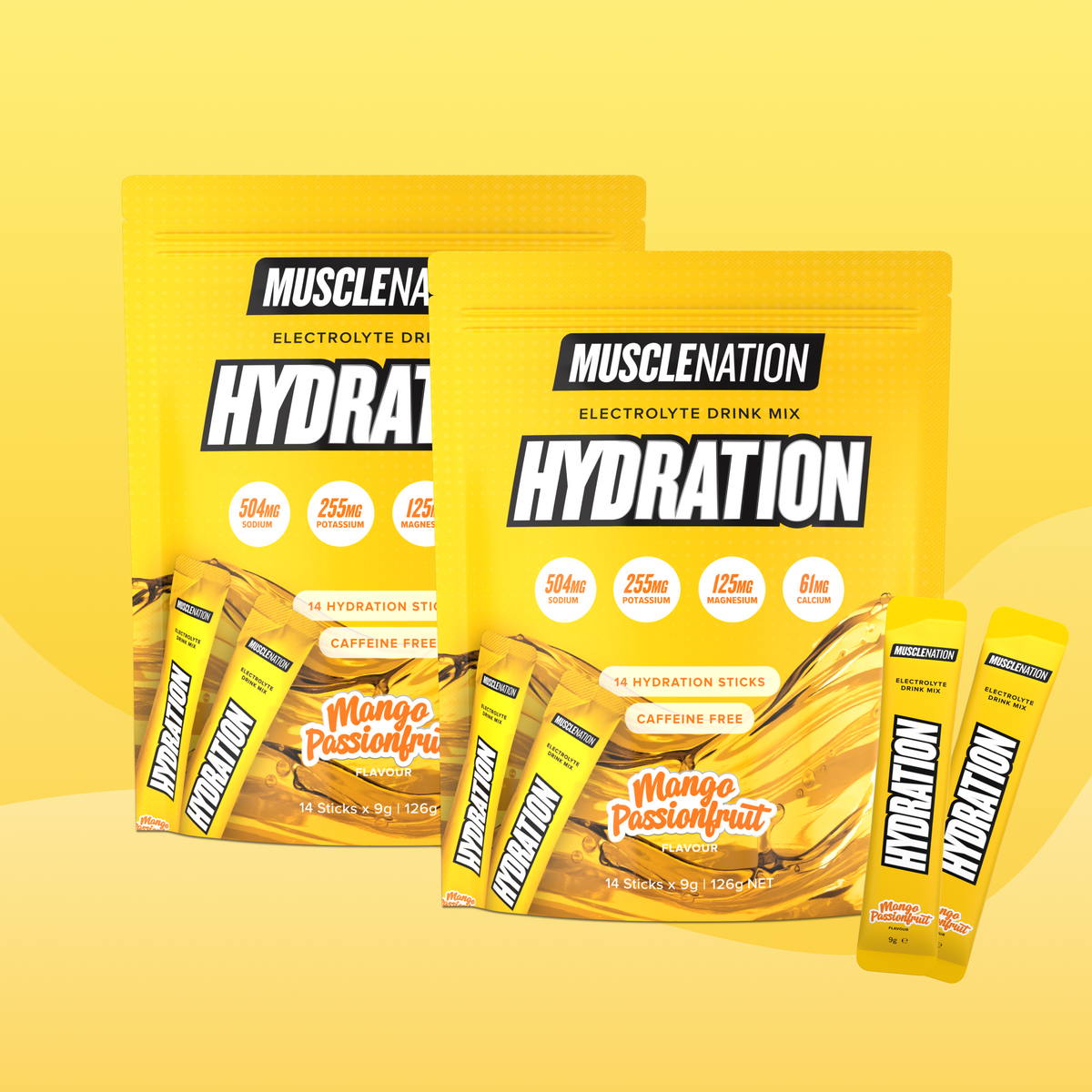 HYDRATION Sticks Mango Passionfruit, two pouches