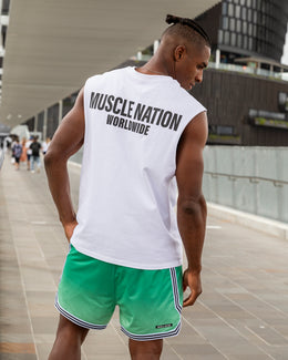 Worldwide Muscle Tank - White-Singlets & Tanks-S-082441WHT-S-MNAPPRL34863-1-Muscle Nation