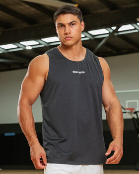 Aero Active Tank - Black-Singlets & Tanks-S-092419BLK-S-MNAPPRL40118-1-Muscle Nation