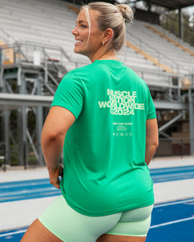 Global Training Tee - Clover-T-Shirts-XXS-1124214CLVR-XXS-MNAPPRL34468-1-Muscle Nation