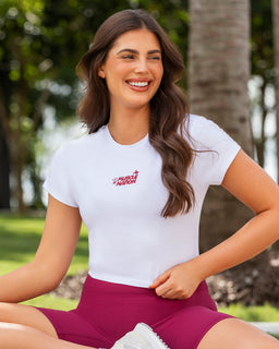 Iconic Baby Tee - White-T-Shirts-XXS-1124197WHT-XXS-MNAPPRL34757-1-Muscle Nation