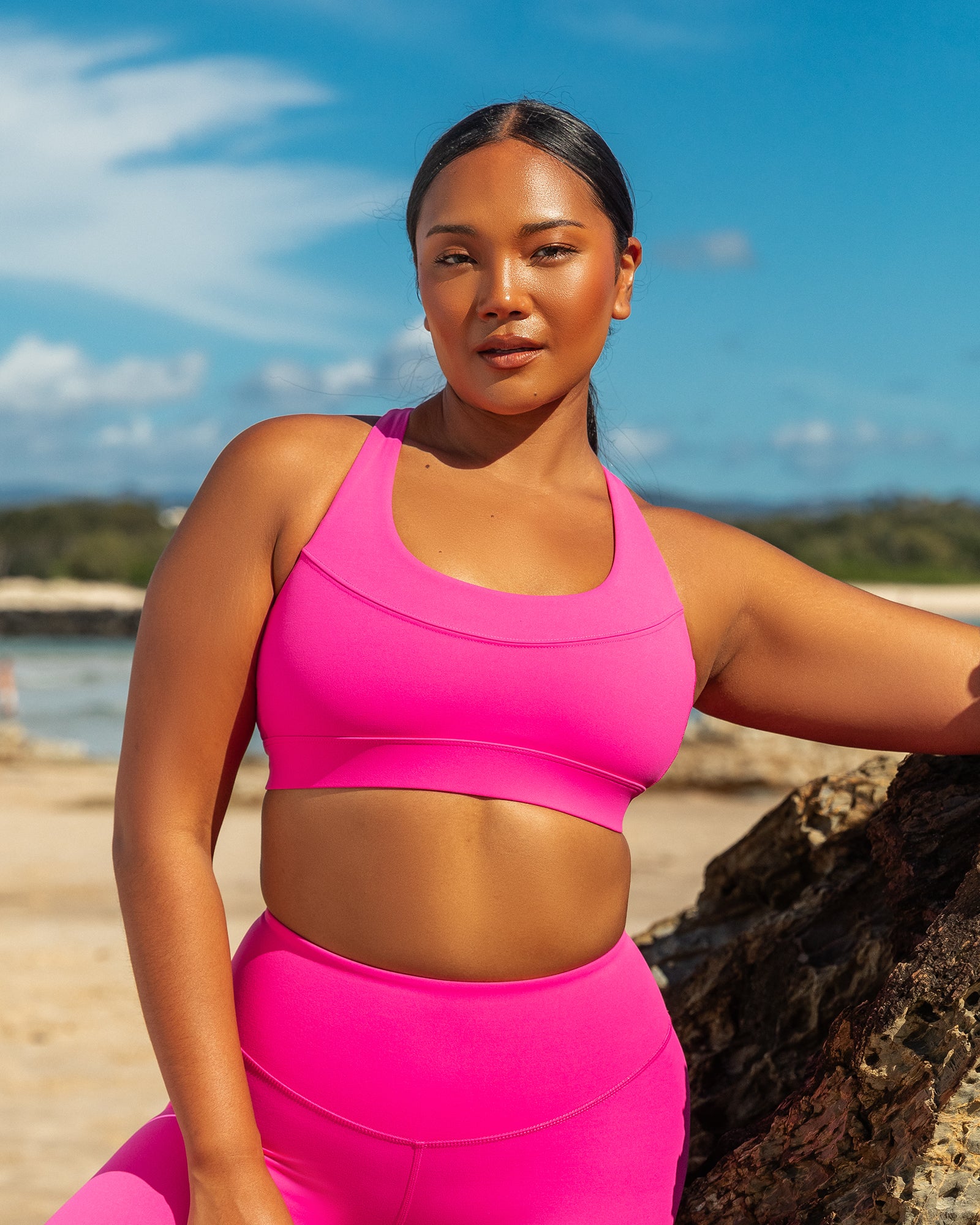 Ascend Bra - Luminous Pink-Sports Bras-XS-042401LUMIPNK-XS-MNAPPRL29938-1-Muscle Nation