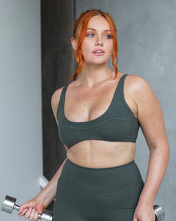 Scoop Everyday Bralette Eucalyptus - Muscle Nation women's bralette