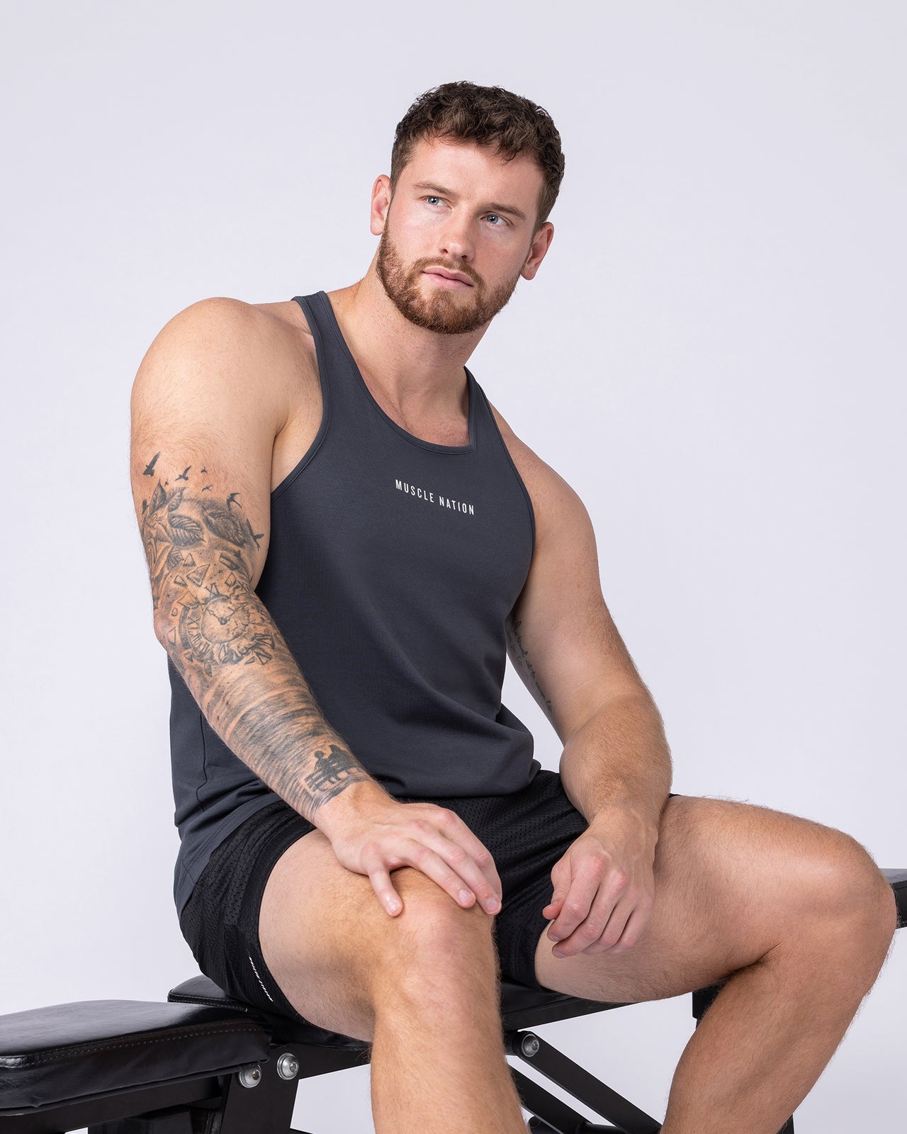 Infinite Y Back Singlet - Thunder-Singlets & Tanks-S-072301THNDR-S-MNAPPRL25380-3-Muscle Nation