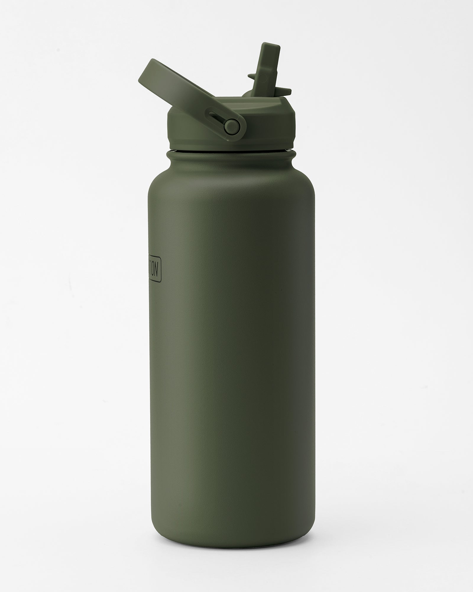 1L Insulated Water Bottle - Dark Khaki-Accessories-Dark Khaki-ACC1124135DKHAKI-ONE-MNAPPRL32731-4-Muscle Nation