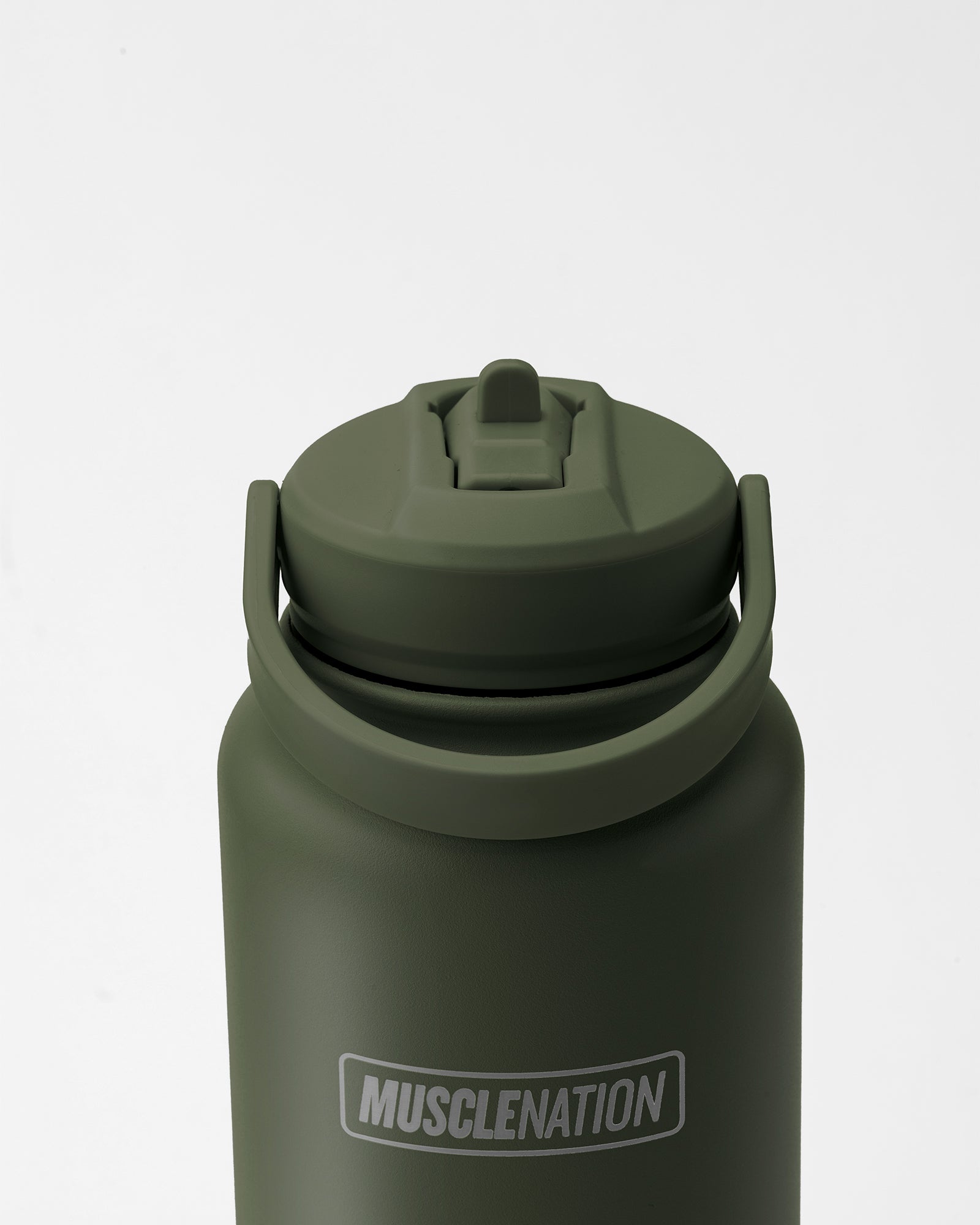 1L Insulated Water Bottle - Dark Khaki-Accessories-Dark Khaki-ACC1124135DKHAKI-ONE-MNAPPRL32731-3-Muscle Nation