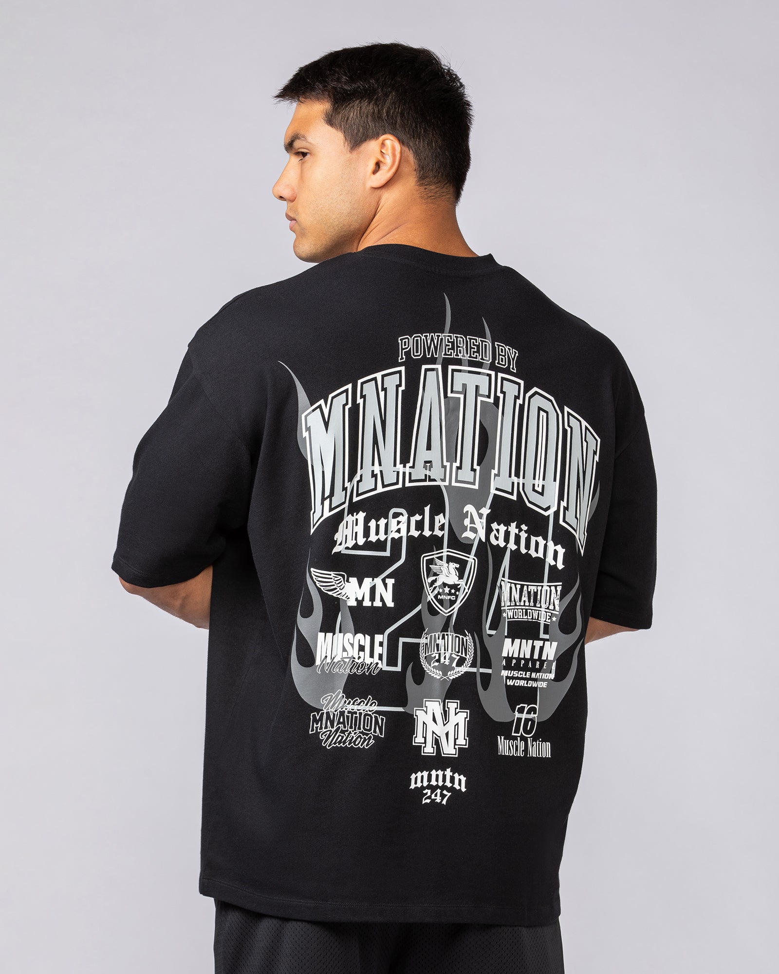 Beast Mode Oversized Tee - Black-T-Shirts-XS-052524BLK-XS-MNAPPRL43327-1-Muscle Nation