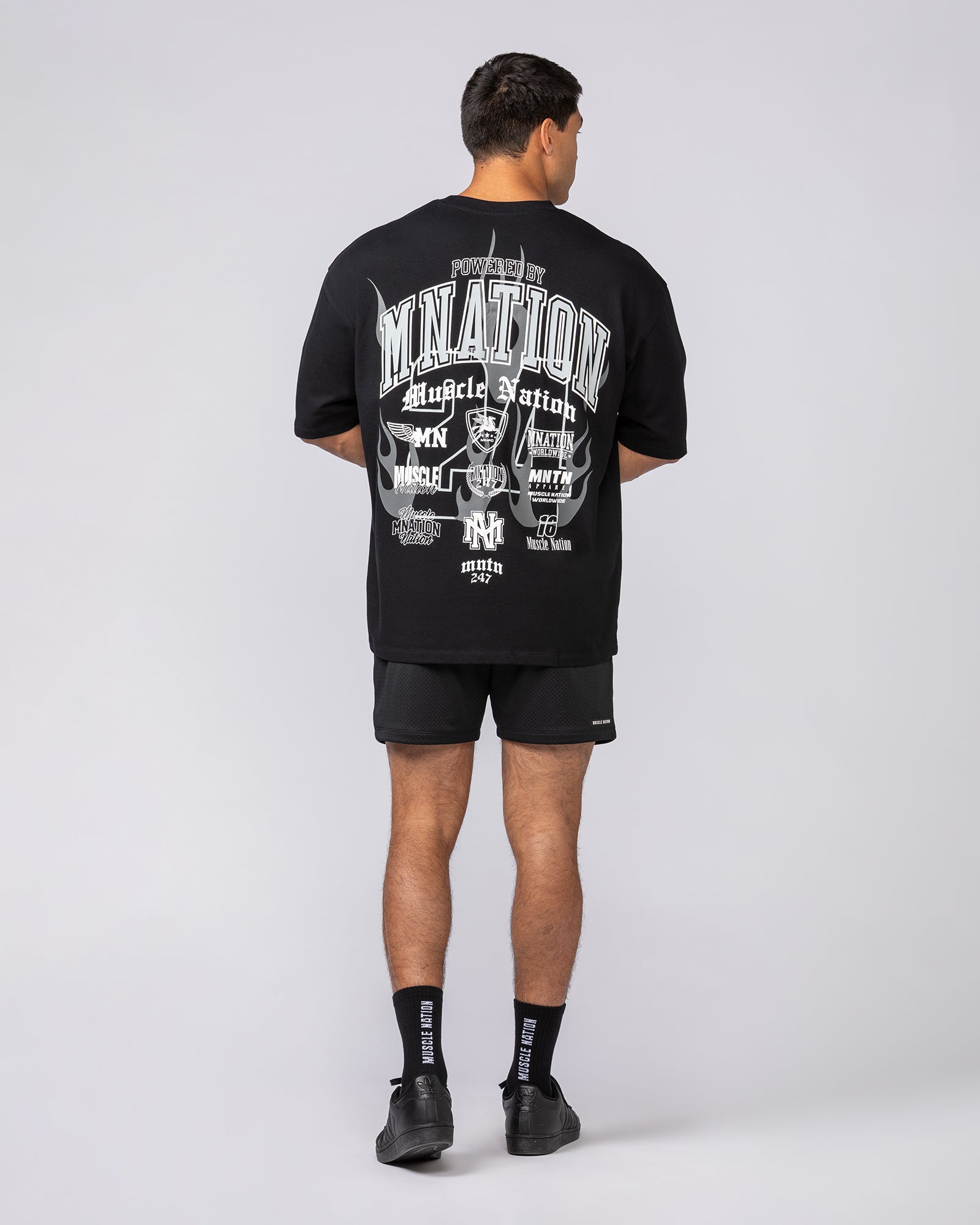 Beast Mode Oversized Tee - Black-T-Shirts-XS-052524BLK-XS-MNAPPRL43327-5-Muscle Nation