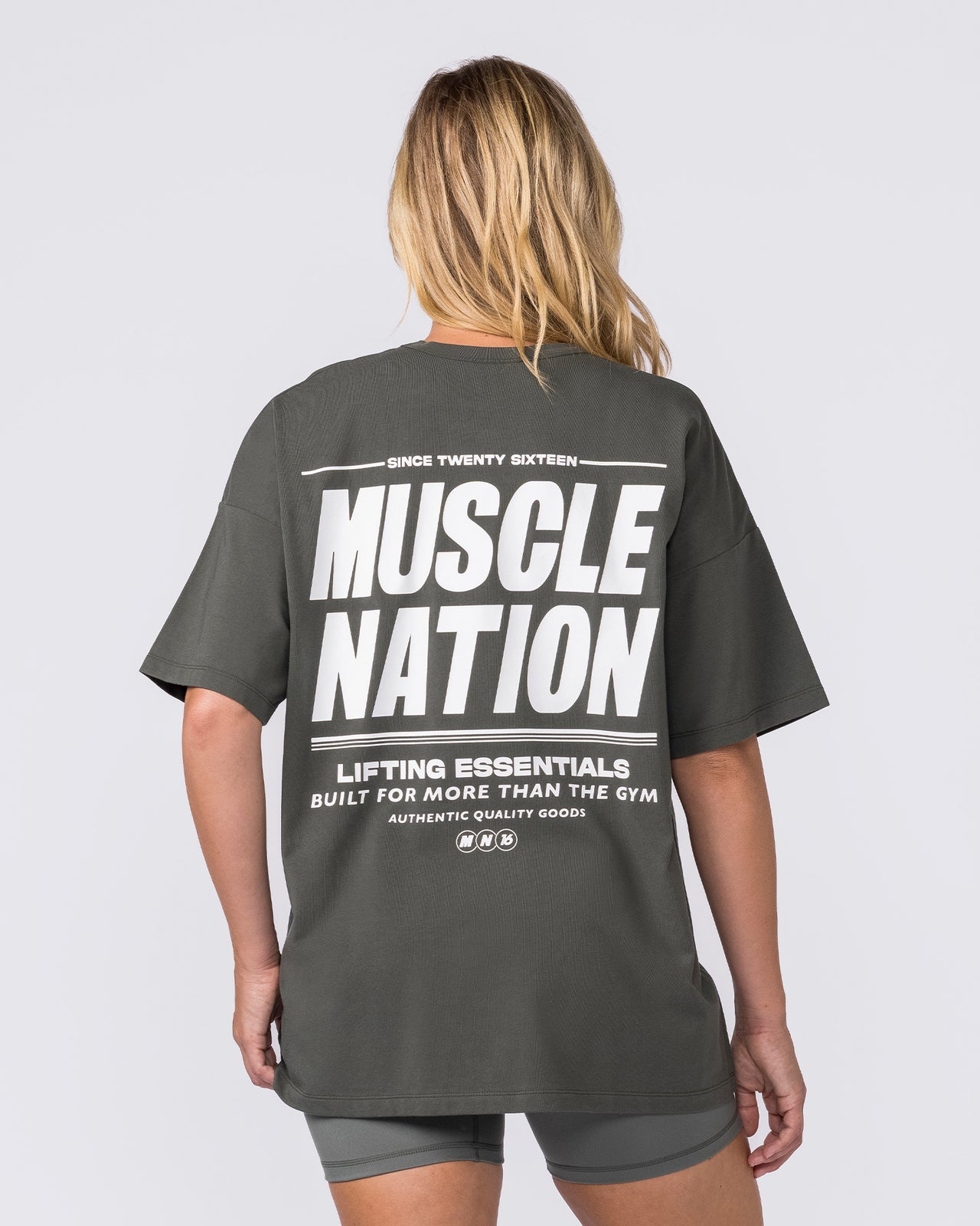 Kick-Start Oversized Tee - Dark Botanica-T-Shirts-XXS-042614DKBTNCA-XXS-MNAPPRL50198-4-Muscle Nation