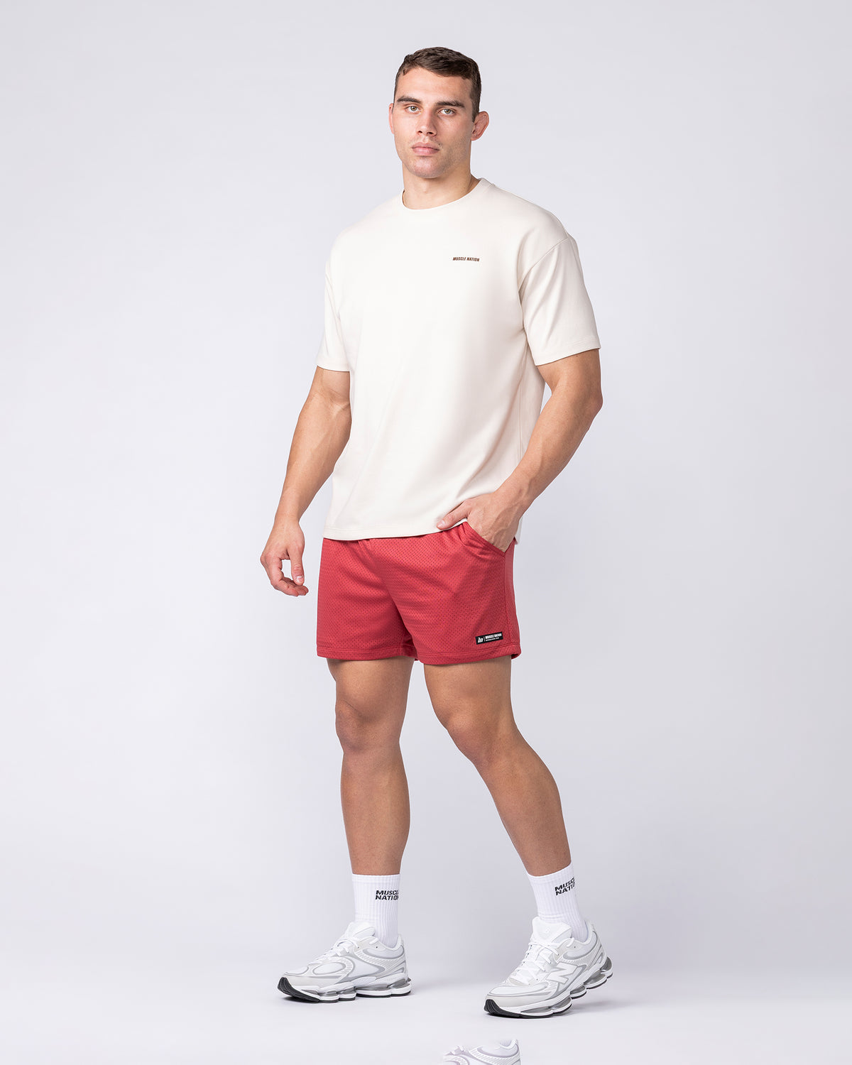 Lay Up 3.5" Shorts - Pale Cherry