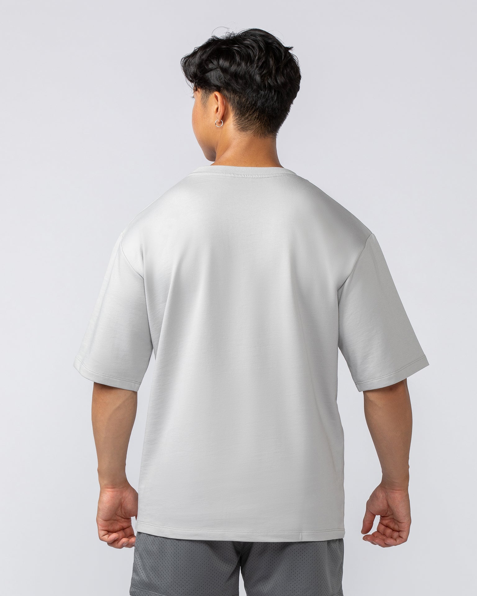 Lee Lem Boxy Loopback Tee - Ice Grey-T-Shirts-XS-022547ICEGREY-XS-MNAPPRL40926-4-Muscle Nation