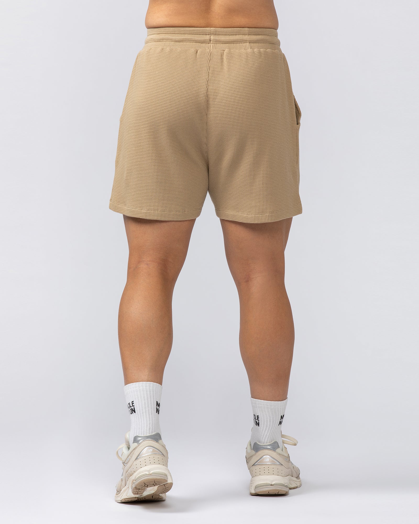 Lee Lem Waffle Shorts - Butterscotch-Shorts-XS-022549BTTRSTCH-XS-MNAPPRL40998-6-Muscle Nation
