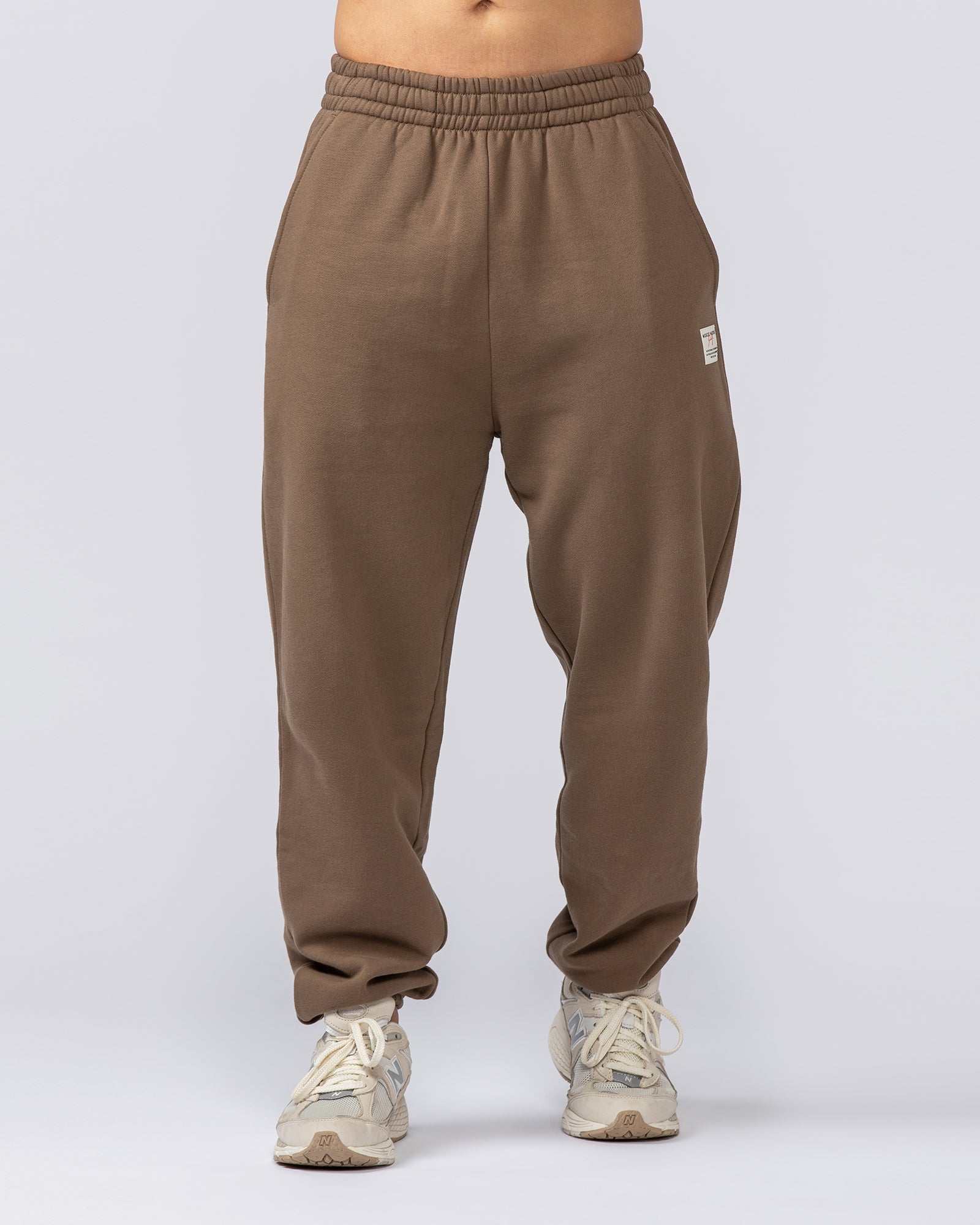 Lee Lem Track Pants - Washed Hazelnut-Bottoms-XS-022542WSHHZLNT-XS-MNAPPRL41006-3-Muscle Nation